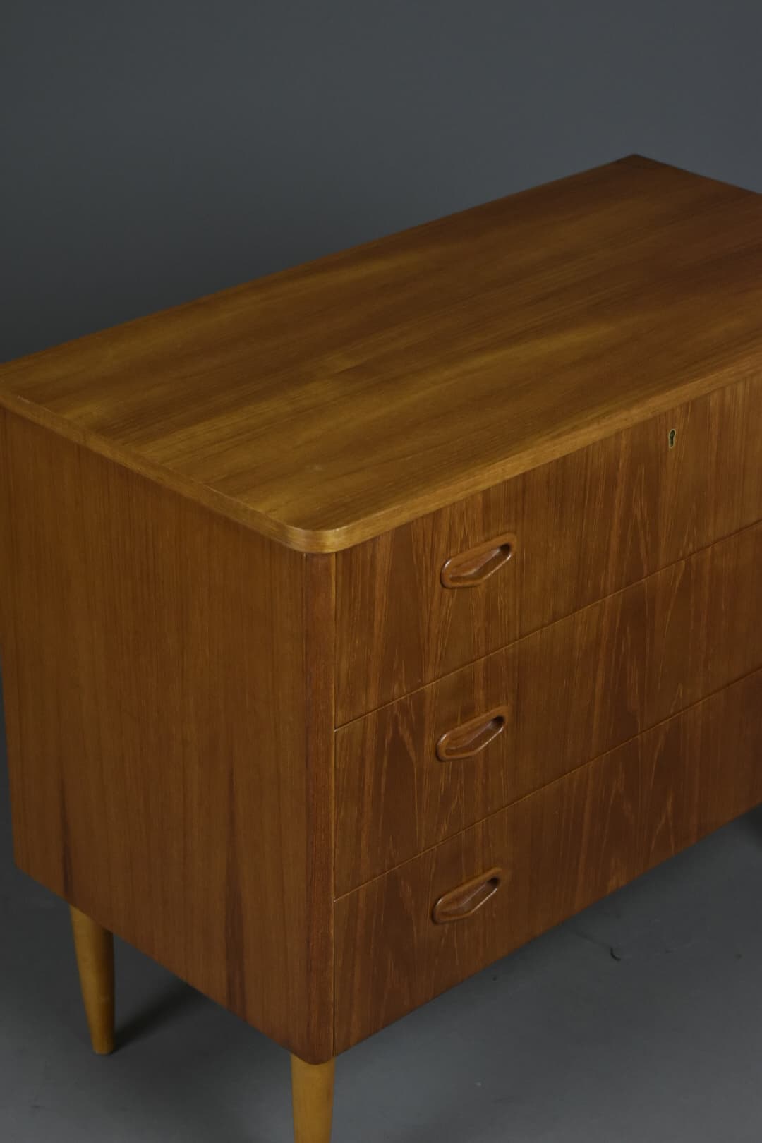Komoda, teak jasnobrązowy, Szwecja, lata 60. - 90700