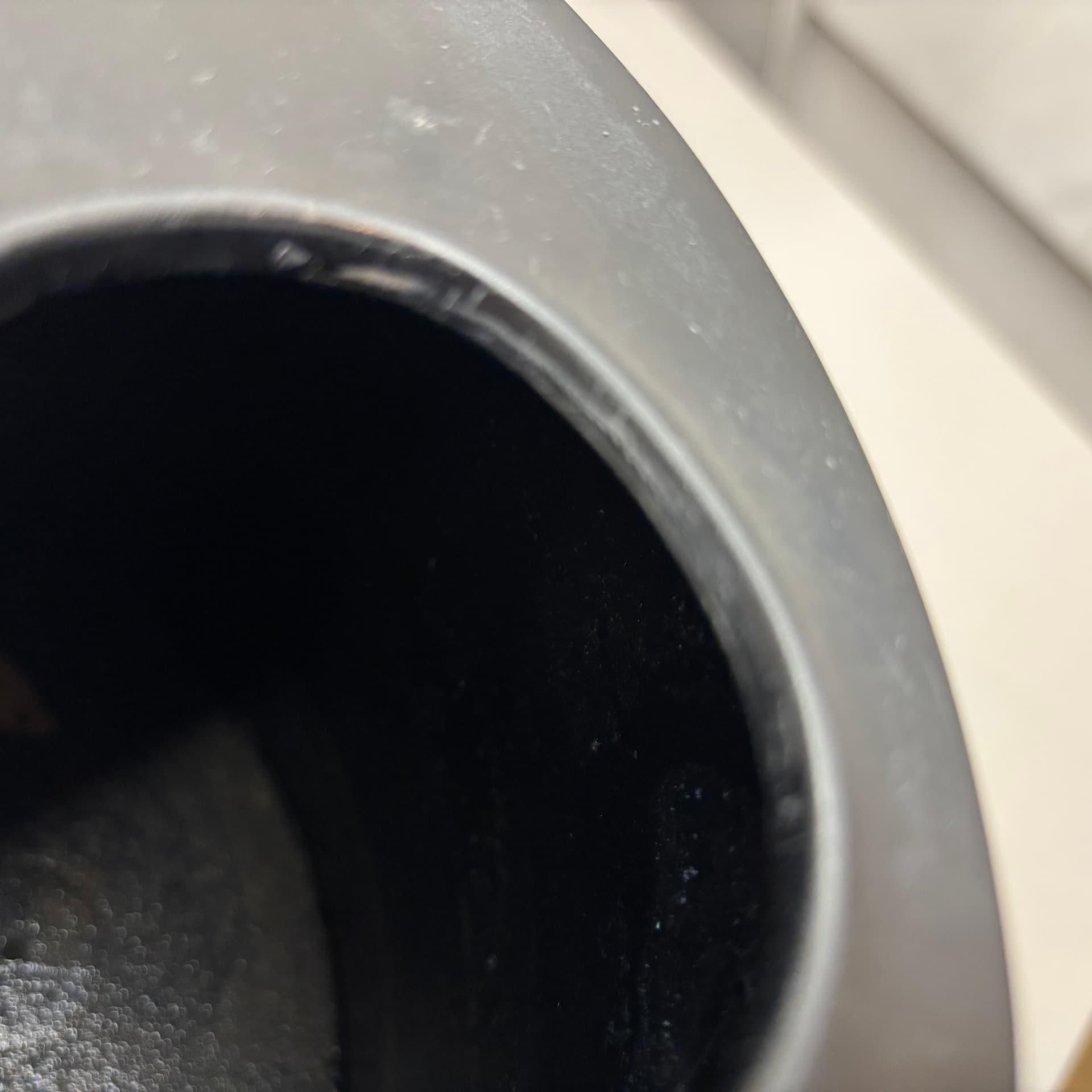 Watering can, black plastic, Emsa, Germany, 1970s. - 90737