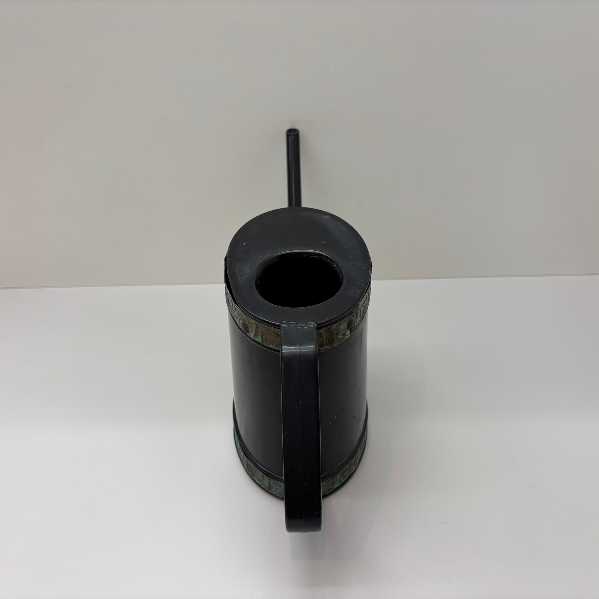 Watering can, black plastic, Emsa, Germany, 1970s. - 90733