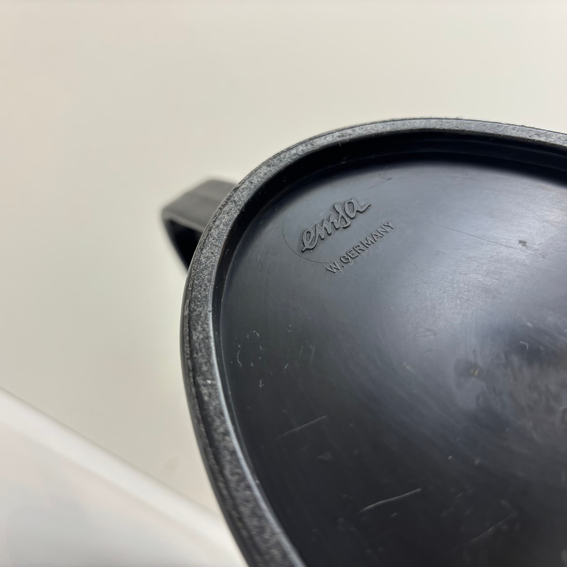 Watering can, black plastic, Emsa, Germany, 1970s. - 90735