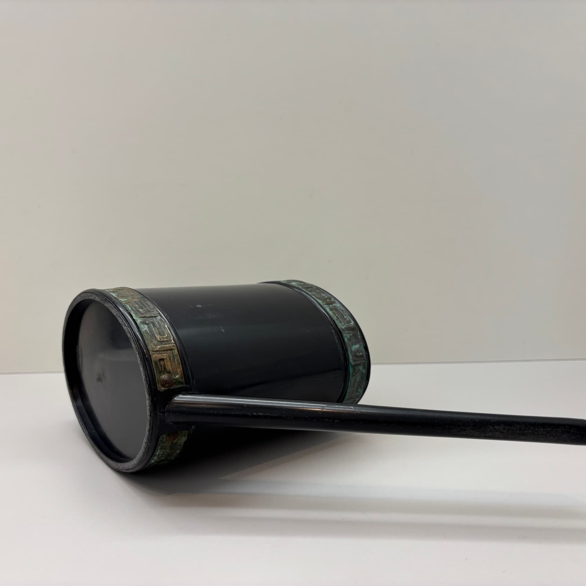 Watering can, black plastic, Emsa, Germany, 1970s. - 90734