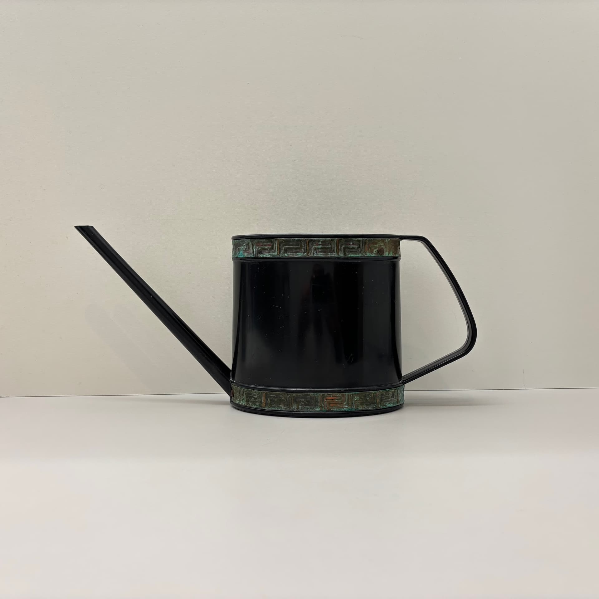 Watering can, black plastic, Emsa, Germany, 1970s. - 90741