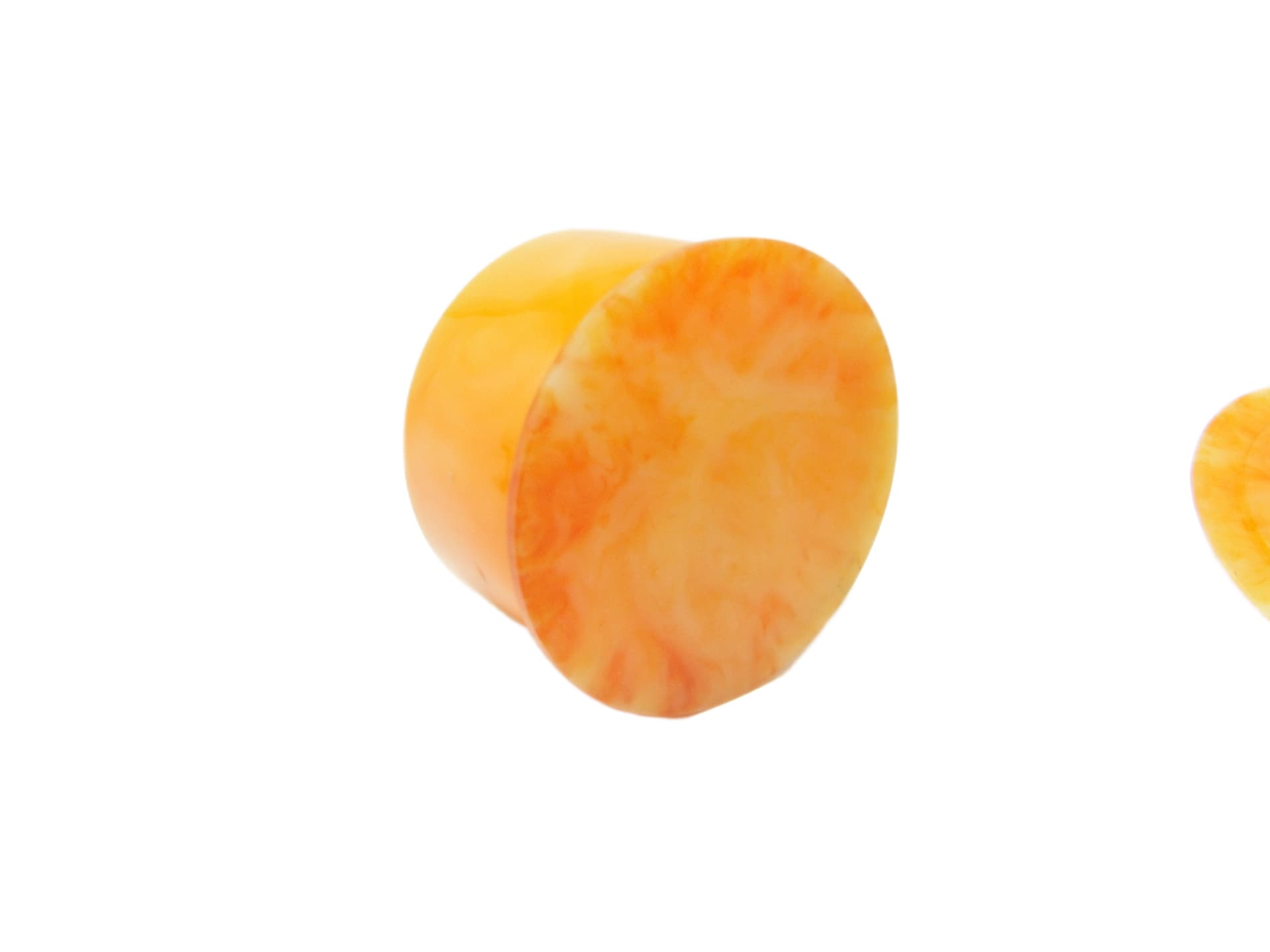 Pojemnik, mid-century modern, bakelit pomarańczowy, Polska, lata 50. - 91580