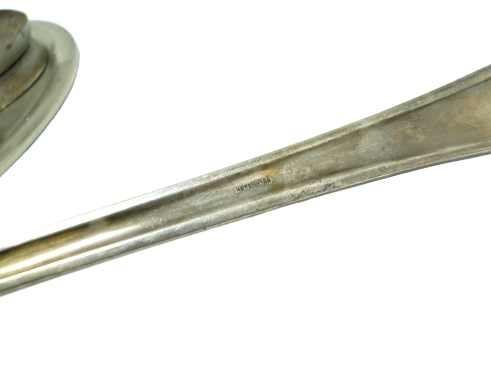 Borówka ladle, Art Nouveau / Art Deco, silver-plated brass, Norblin, Poland, 1920s. - 91755