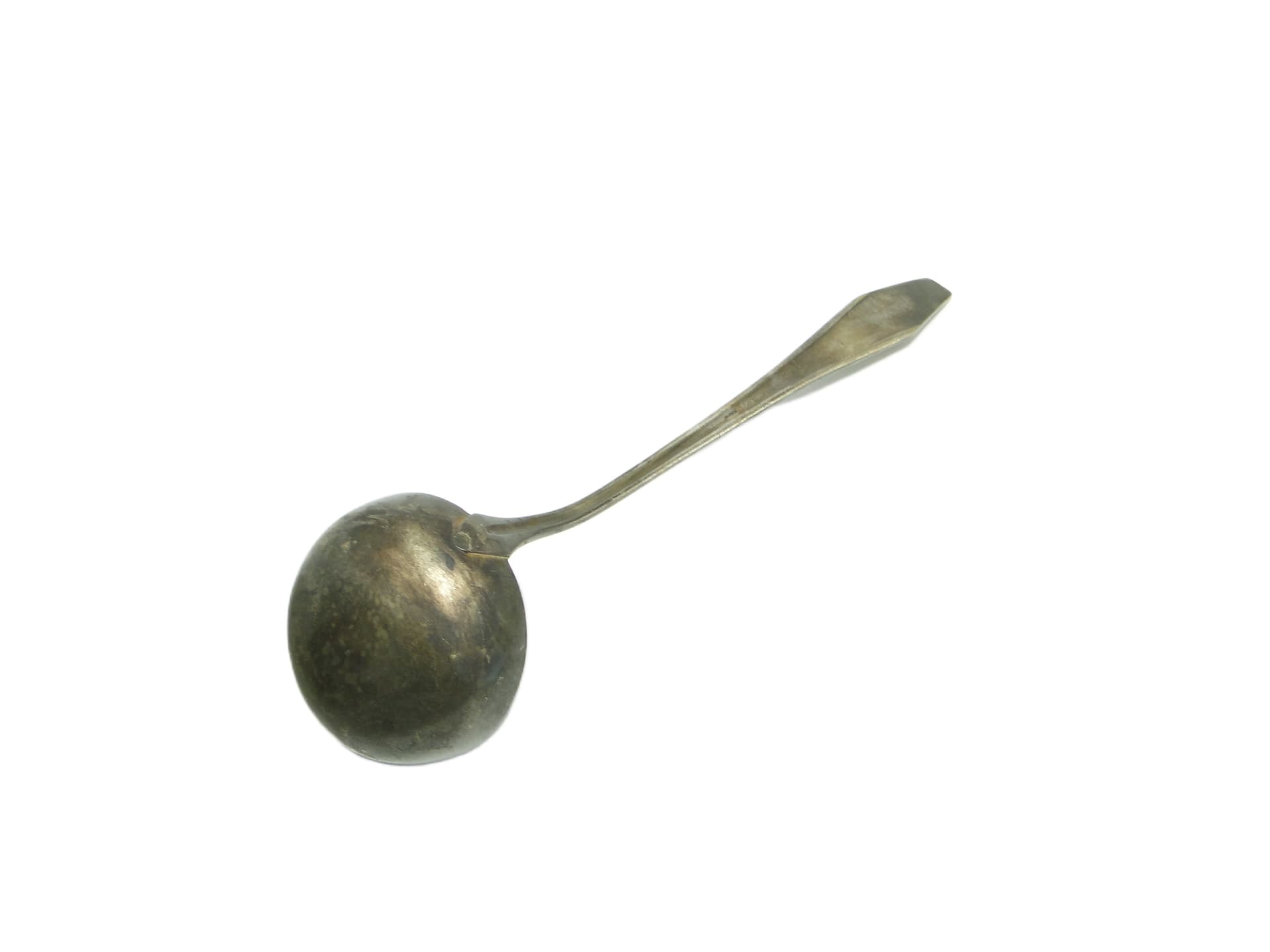 Borówka ladle, Art Nouveau / Art Deco, silver-plated brass, Norblin, Poland, 1920s. - 91753