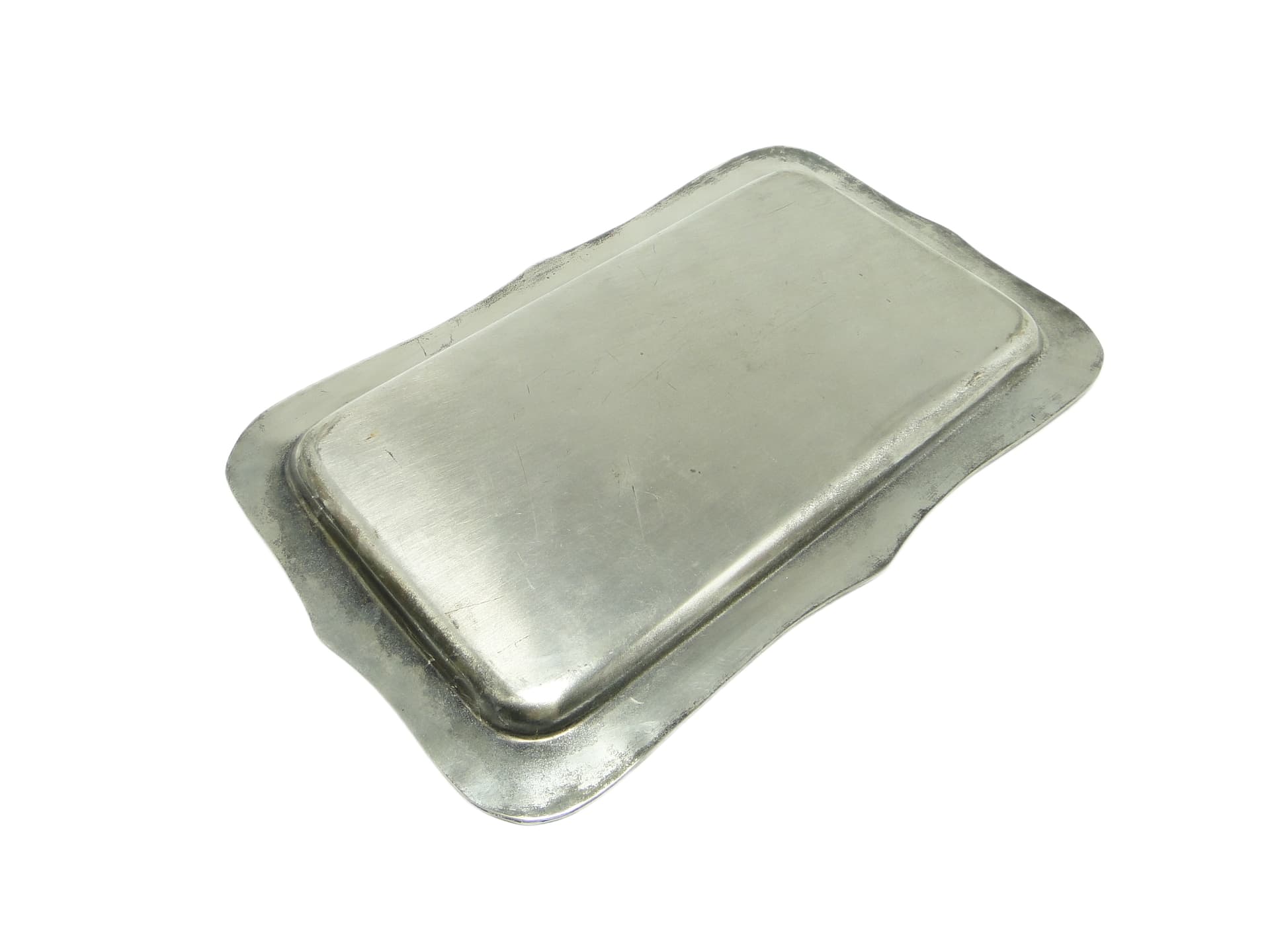 Card tray, Art Nouveau / Art Deco, silver-plated brass, Germany, 1920s. - 91781