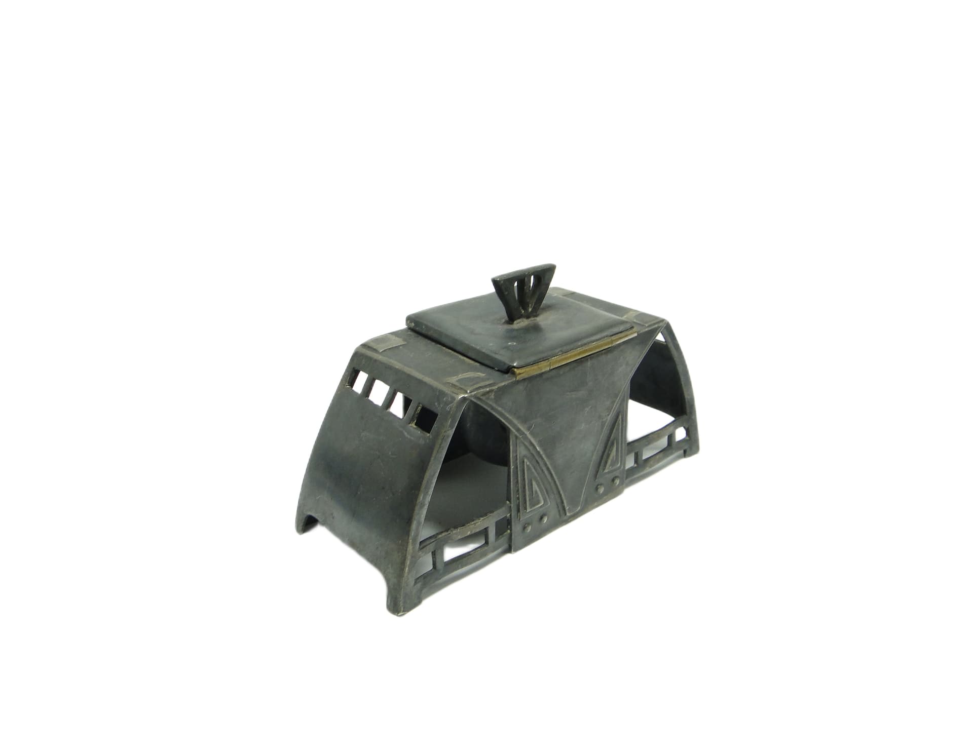 Kałamarz, Art Nouveau, cyna srebrzona, WMF, Niemcy, początek XX w. - 91822