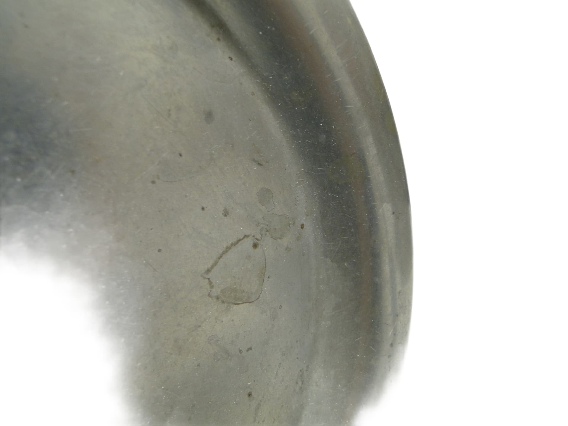 Taca restauracyjna, minimalizm, alpacca srebrzona, Polska, lata 20. - 91880