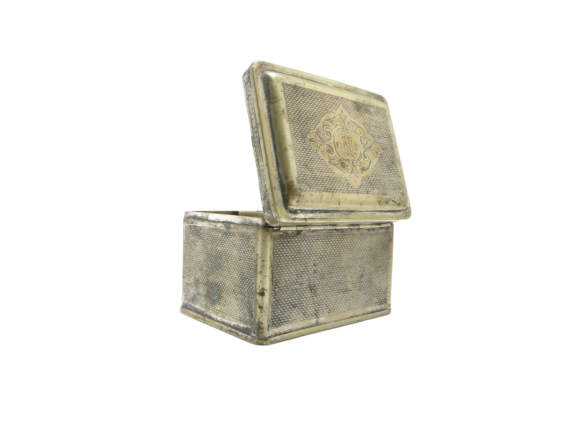 Cukiernica, historyzm, mosiądz srebrzony, Austria, XIX w. - 91998