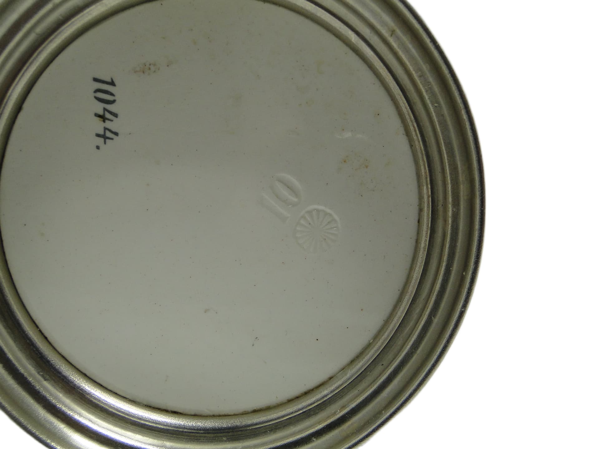 Podstawa pod butelkę, modernizm, mosiądz srebrzony, Austria, początek XX w. - 92117