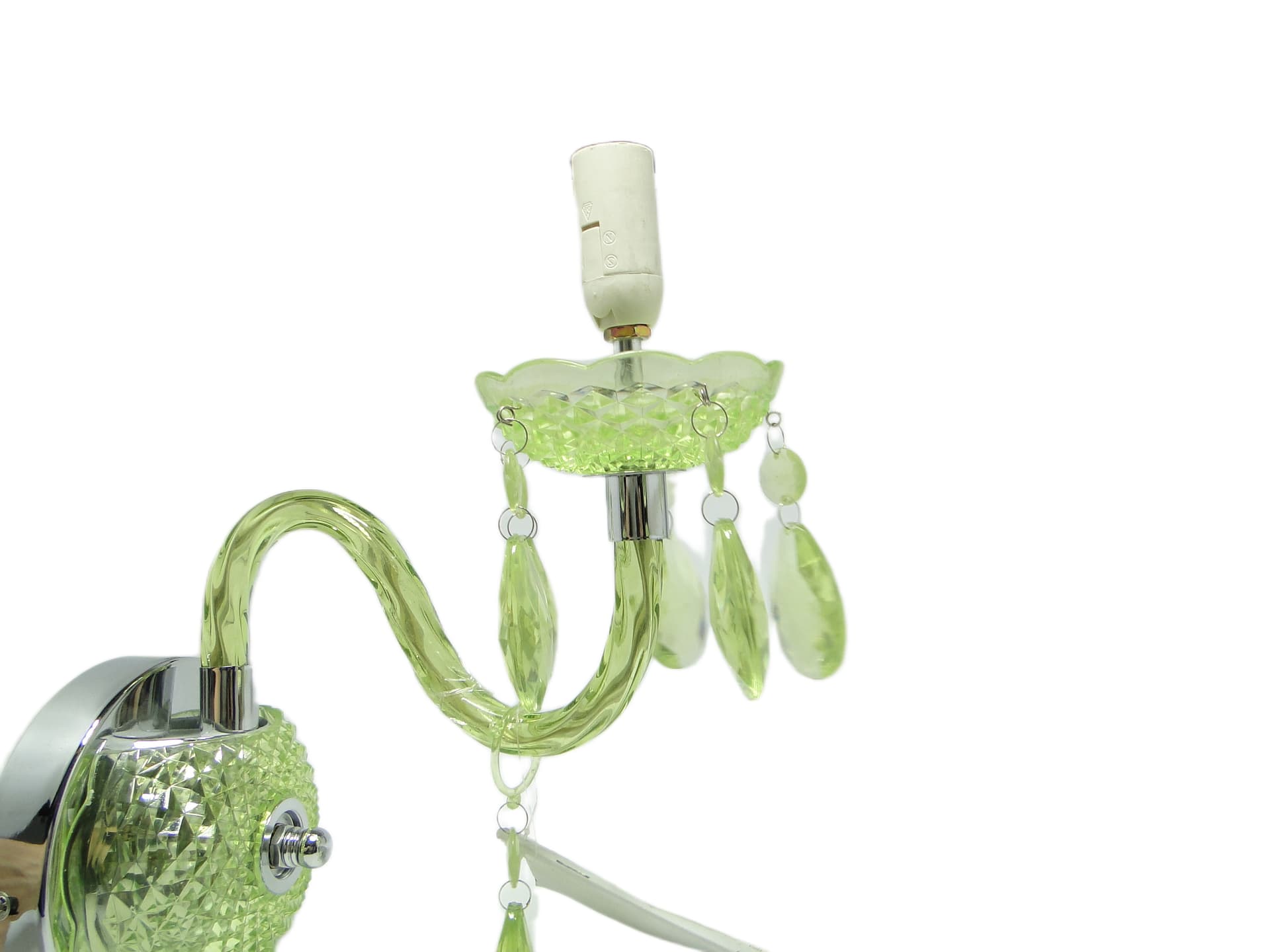 Kinkiet Postmodernizm, plastik turkusowy, Polska, lata 90.