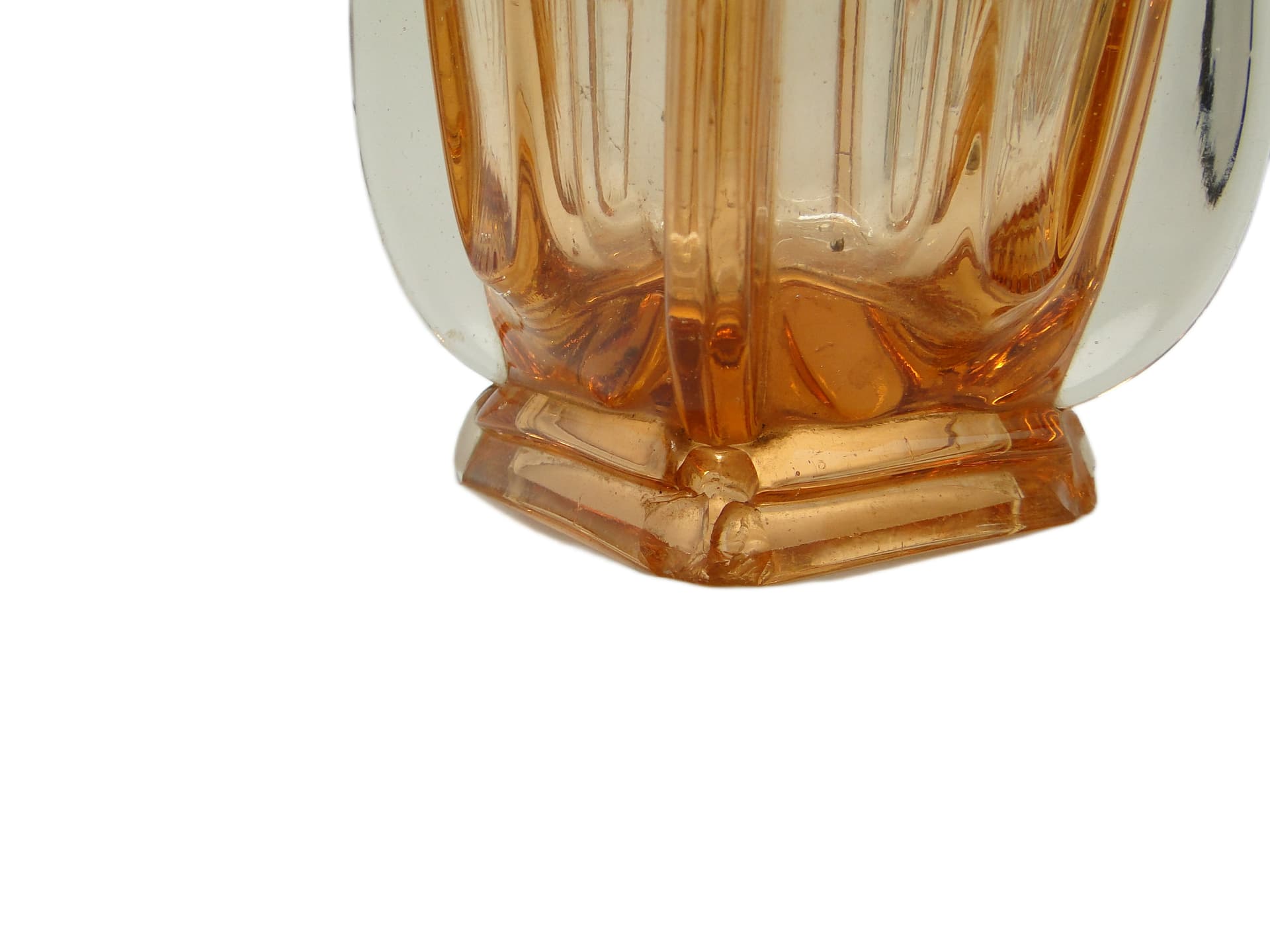 Wazon art déco, szkło różowe, Polska, lata 30. - 92198