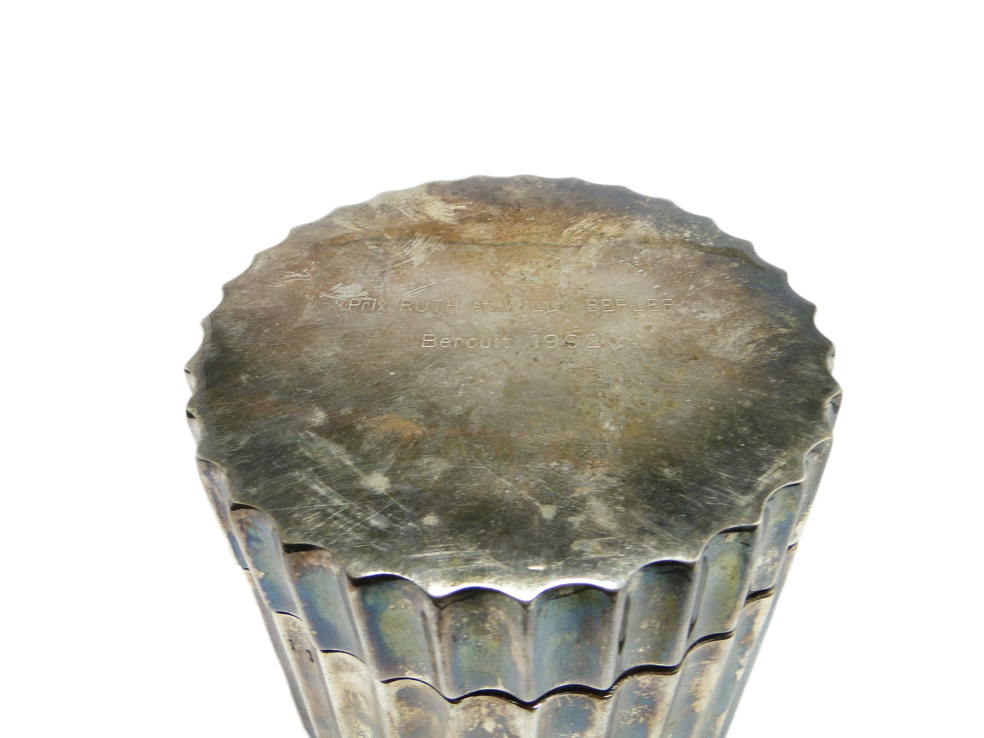 Art Deco bonbonniere, silver-plated brass, United Kingdom, 1950s. - 92262