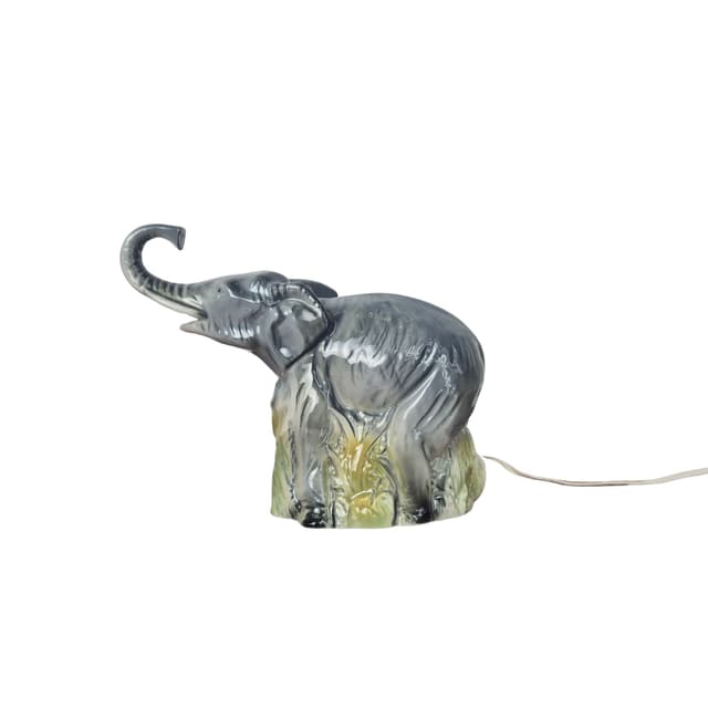 Porcelanowa lampka w kształcie słonia, Niemcy lata 60 - WYMIARY