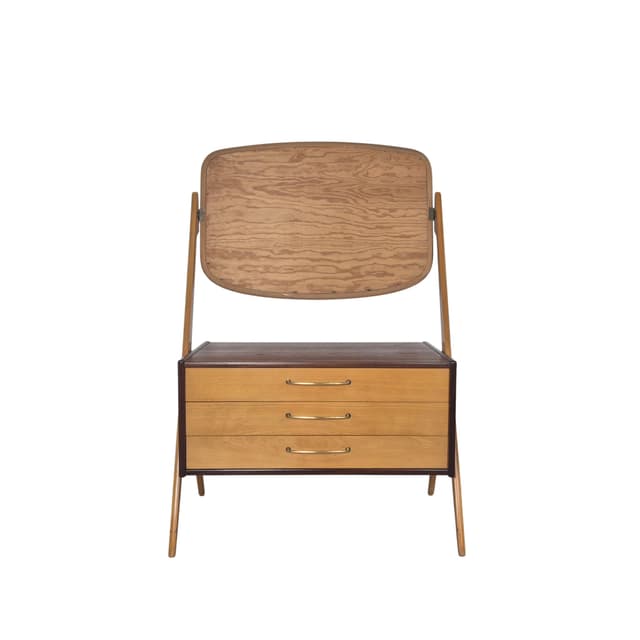 Designerska toaletka firmy Orsta Bruk, Dania lata 60 - WYMIARY