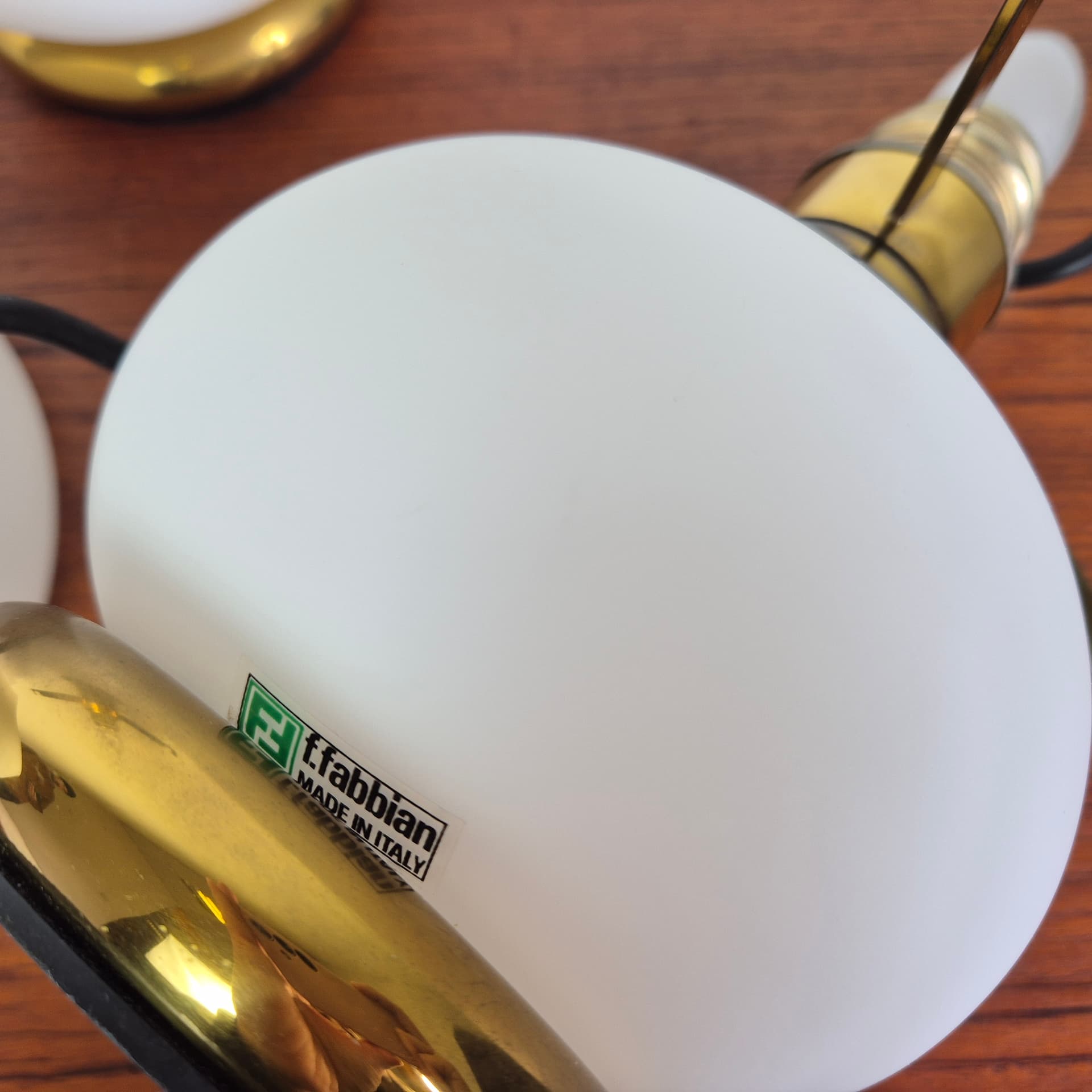 Lampa ze szkła Murano z podświetlaną podstawą, F. Fabbian, Włochy lata 70 - 92555