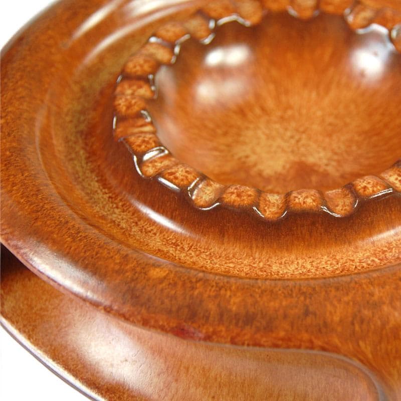 Brązowa ceramiczna popielnica, Bertoncello, Włochy, lata 60. - 6941