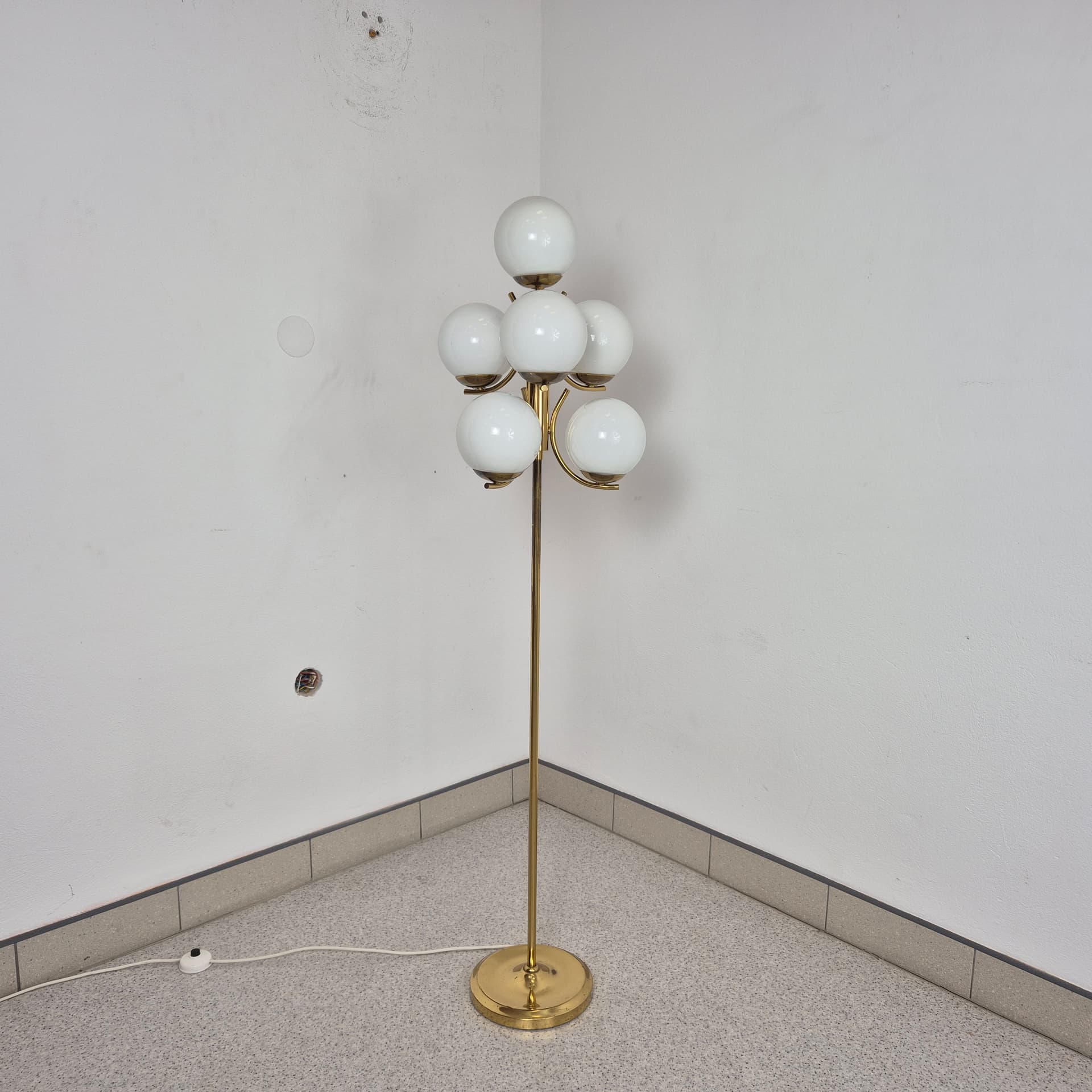 Lampa podłogowa sputnik od firmy Richard Essig, Niemcy lata 70 - 92631