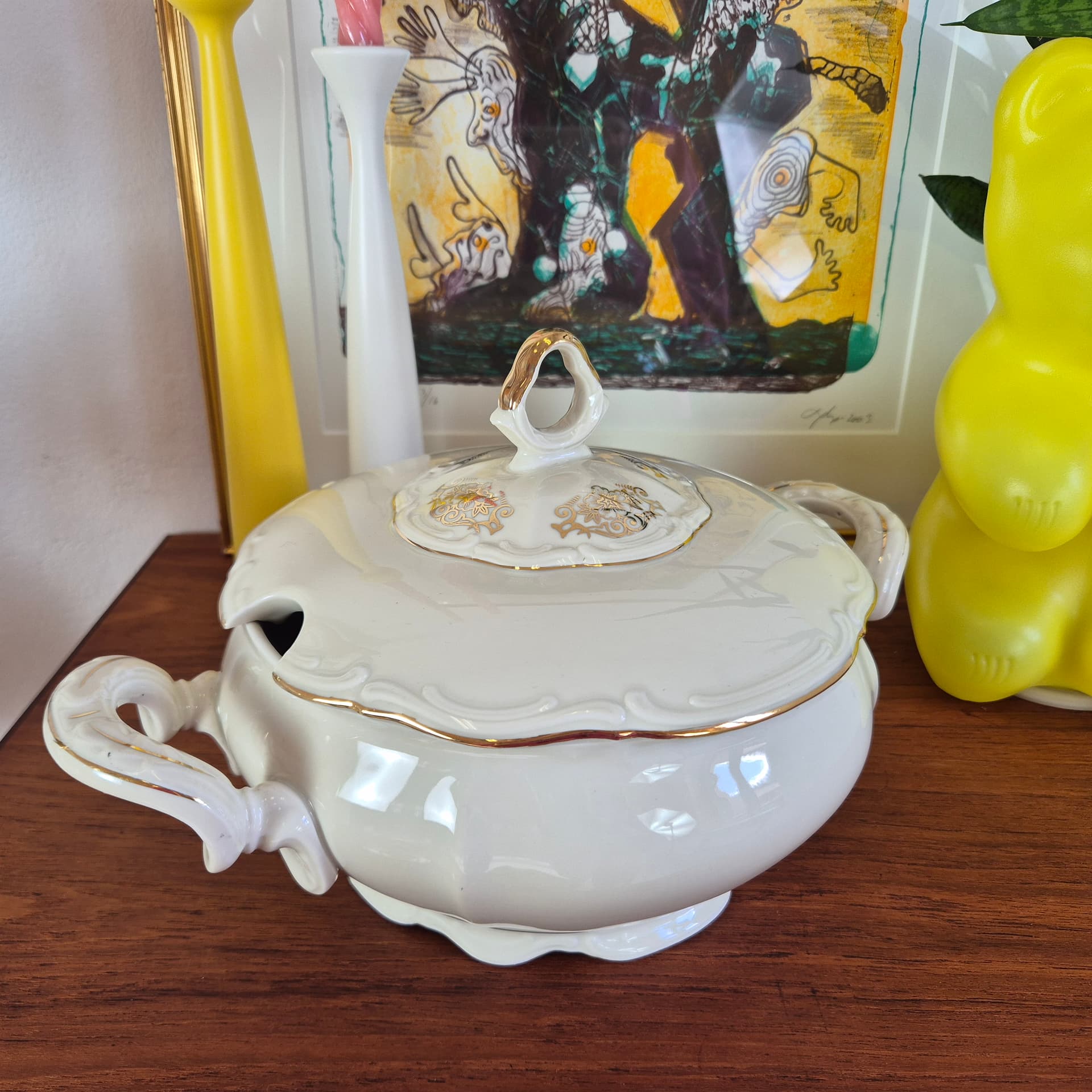 Porcelanowa waza do serwowania zupy, Bareuther, Niemcy lata 70. - 92681