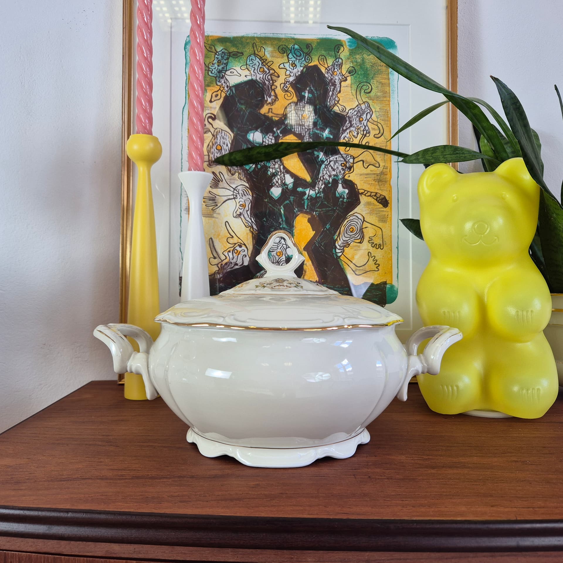 Porcelanowa waza do serwowania zupy, Bareuther, Niemcy lata 70. - 92671