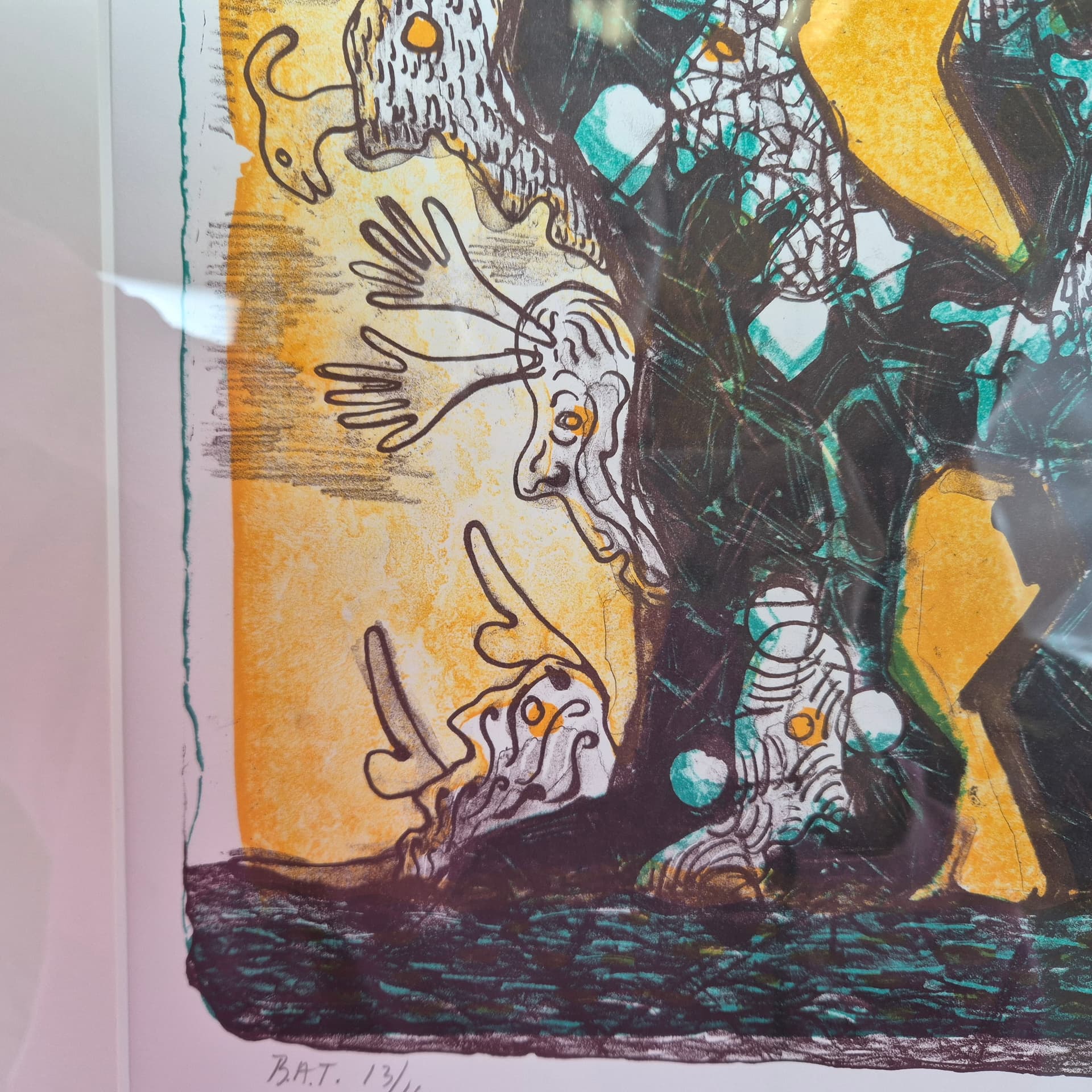 Litografia proj. Bjørn Nørgaard, Dania 2003 - 92735