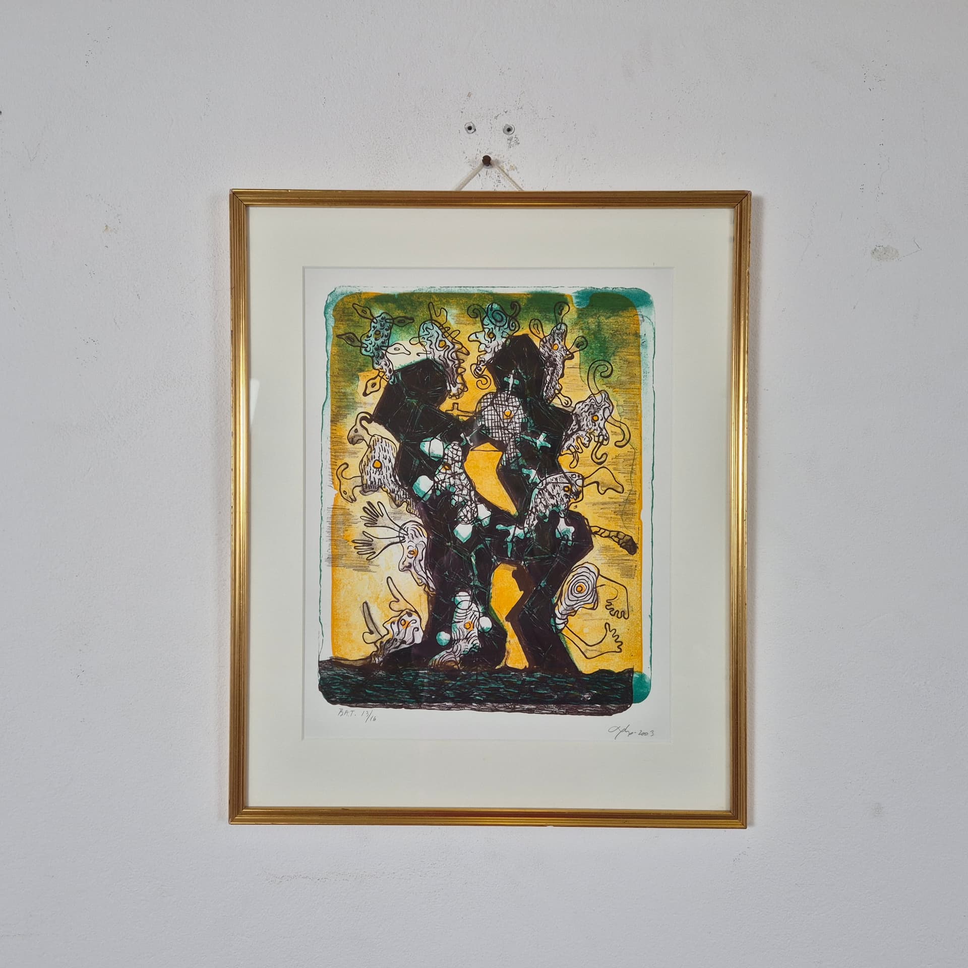 Litografia proj. Bjørn Nørgaard, Dania 2003 - 92725