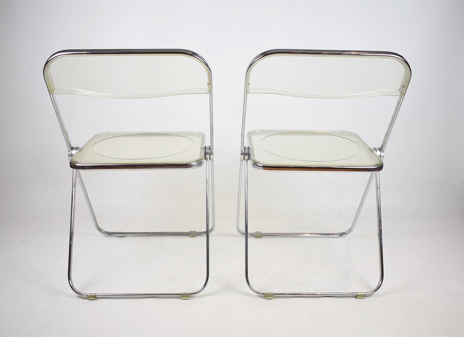 Para krzeseł Plia Anonima, Castelli, proj. Giancarlo Piretti, Castelli, lata 70. - 92737