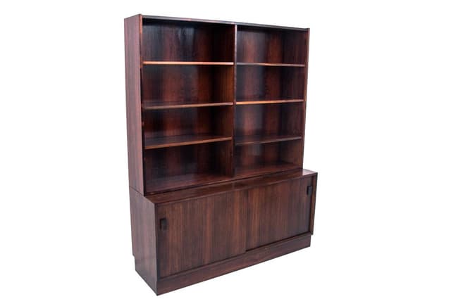 Teak Bookshelf, Denmark, 1960s - DIMENSION