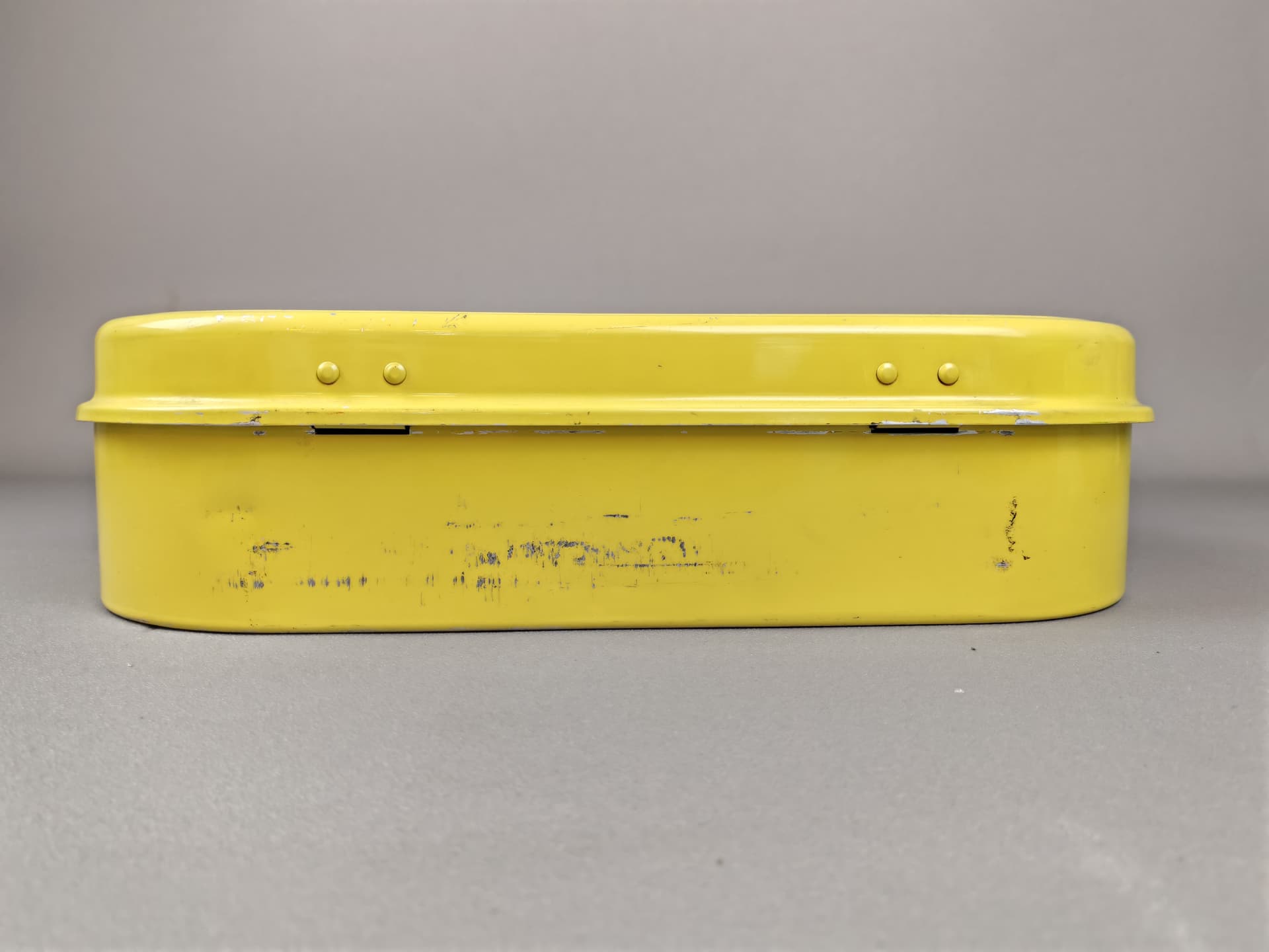 Lunch Box, yellow, J-H Fabrikerna, Sweden, 1950s. - 92875