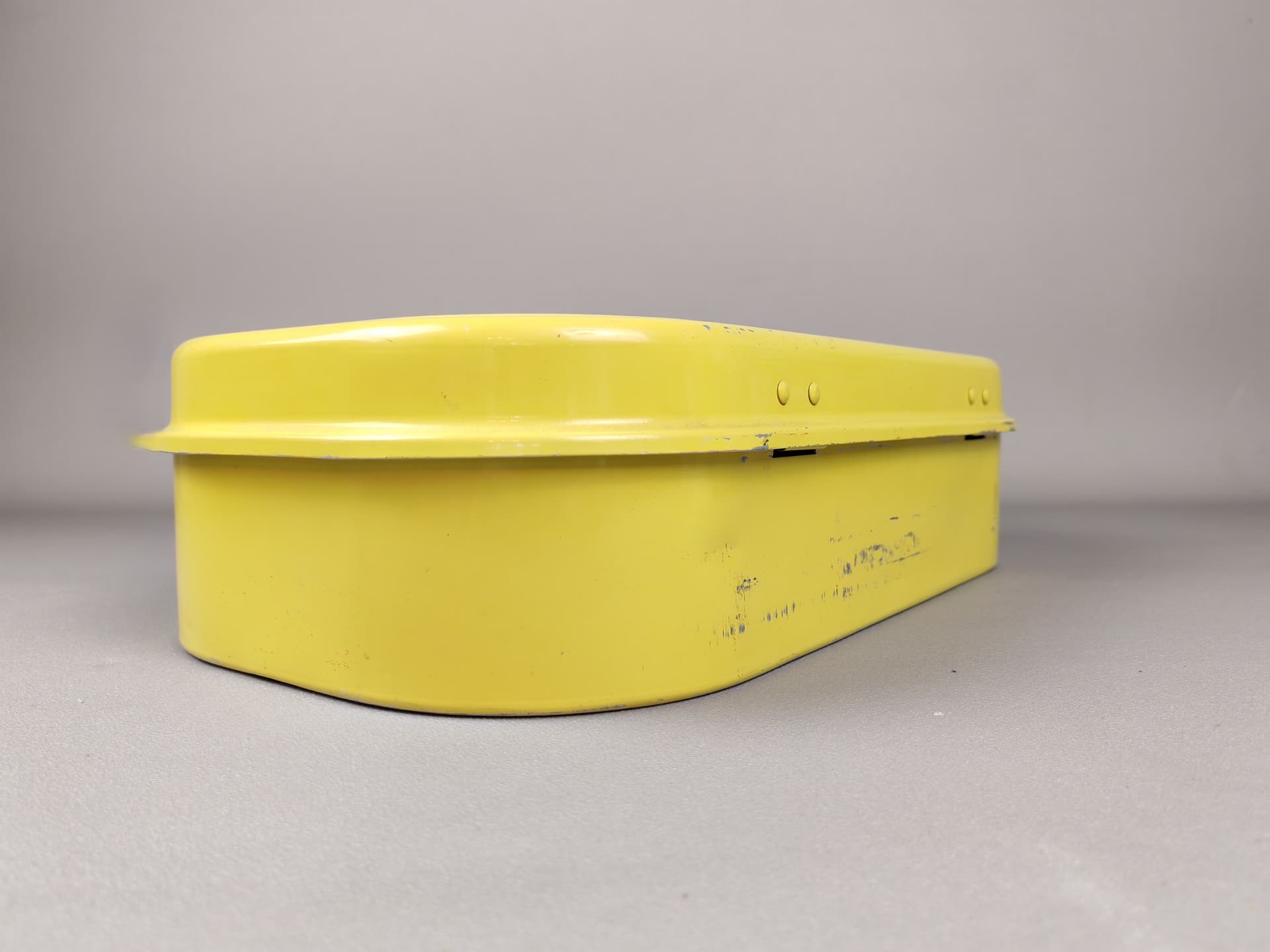 Lunch Box, yellow, J-H Fabrikerna, Sweden, 1950s. - 92869
