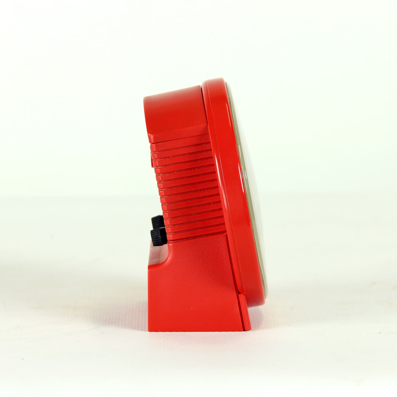 Budzik Space Age, czerwony, plastik, Niemcy, lata 70. - 92963