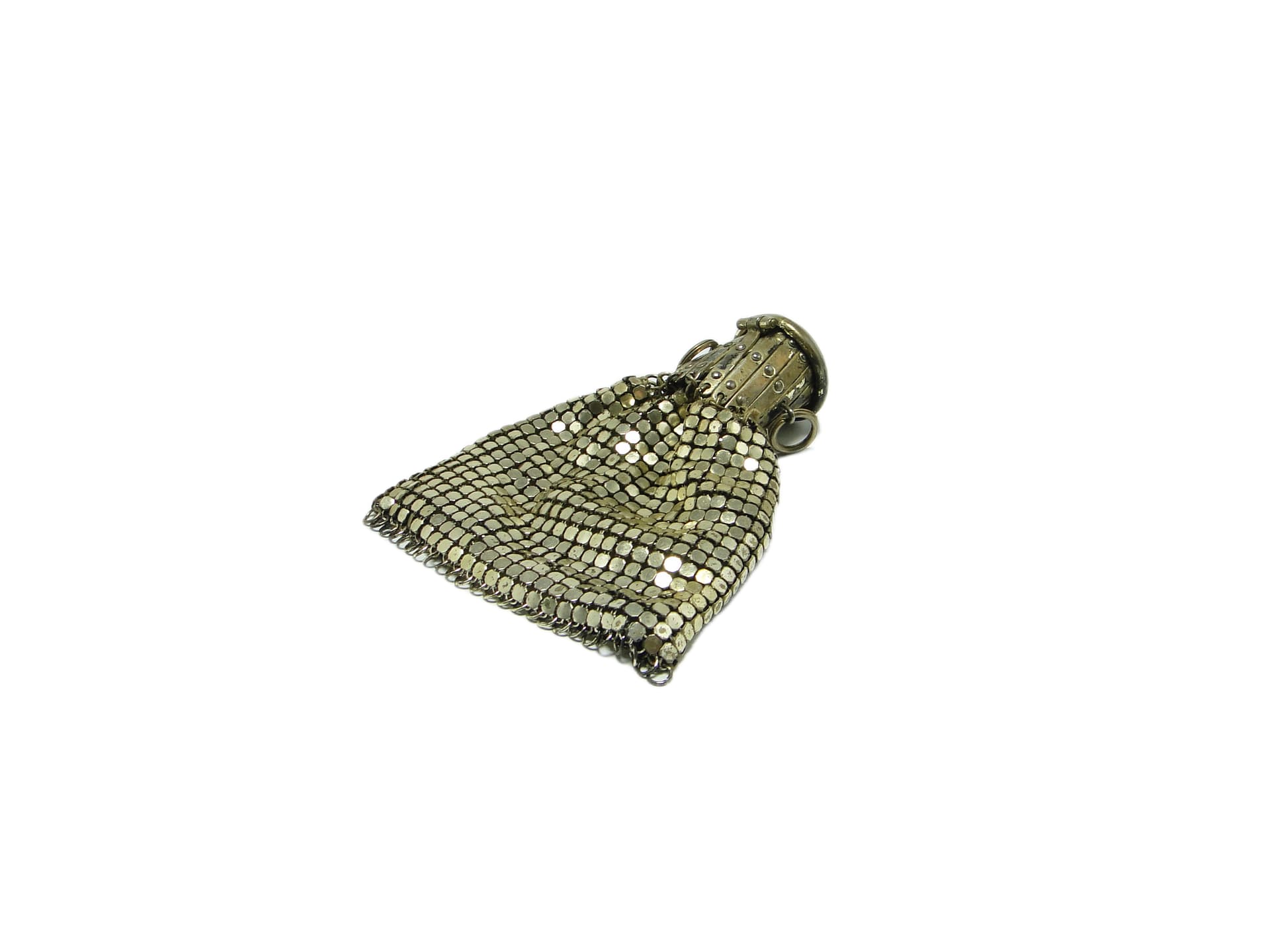 Art Deco coin purse, silver-plated brass, Poland, 1920s. - 93301