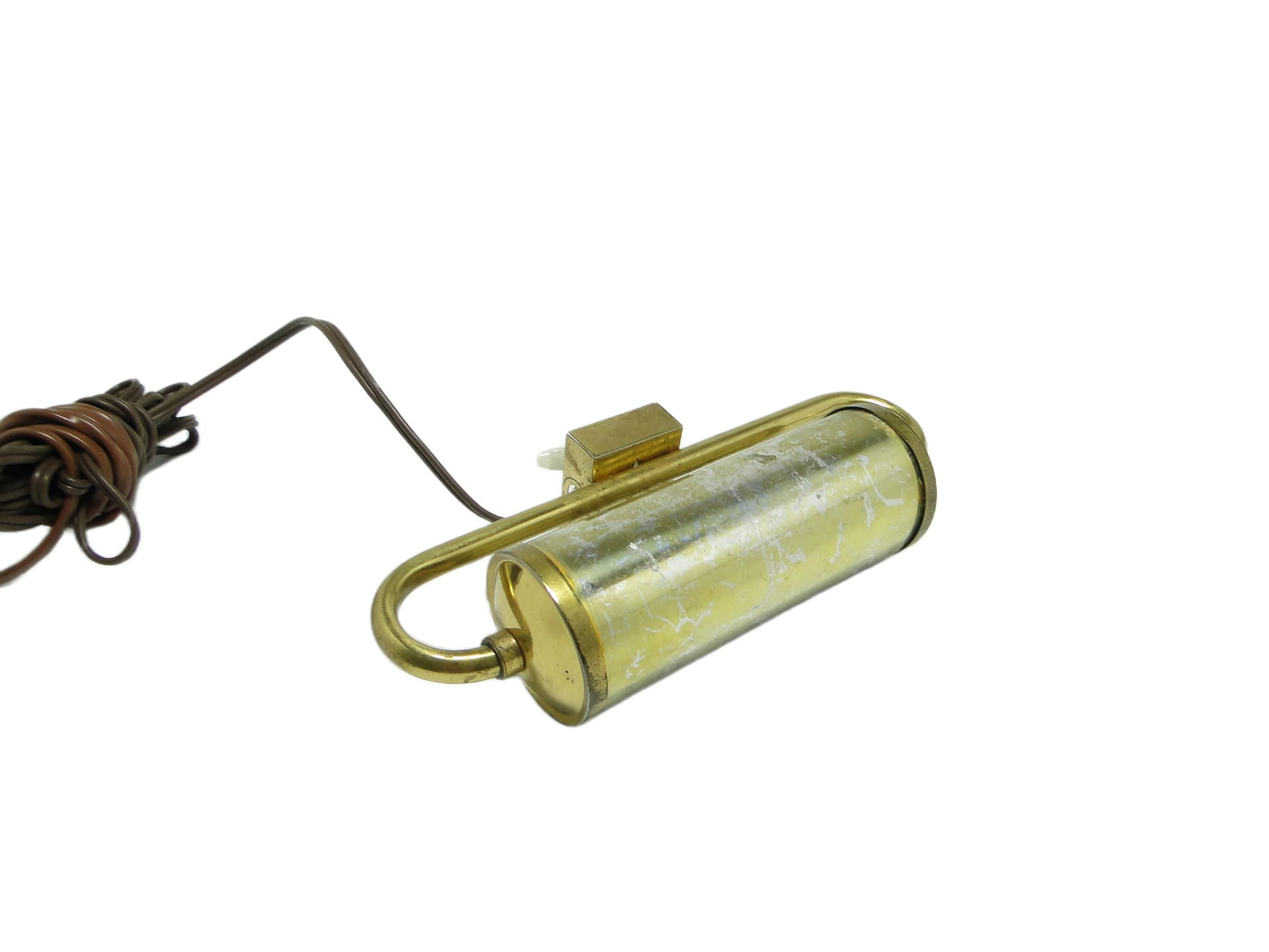 Kinkiet pod obraz, mid-century modern, mosiądz, Polska, lata 50. - 93345