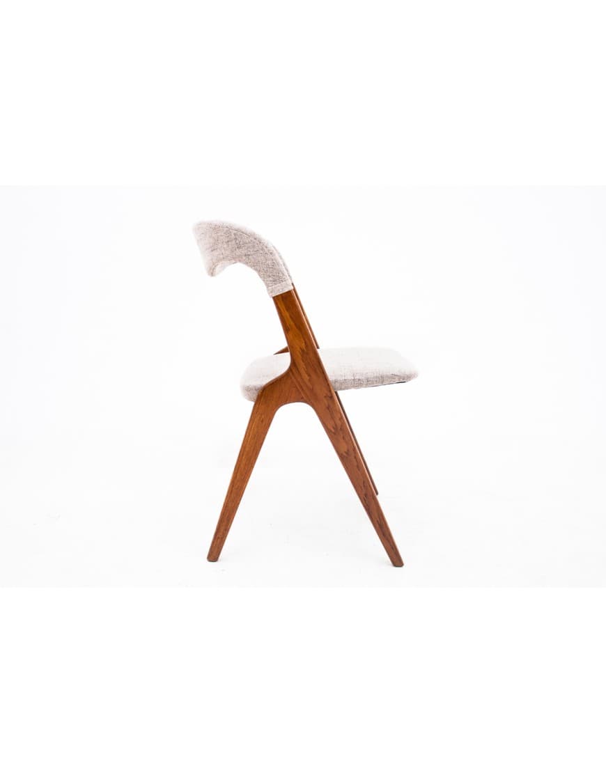 Tekowe krzesła, minimalistyczny design, Dania, lata 60. - 58030