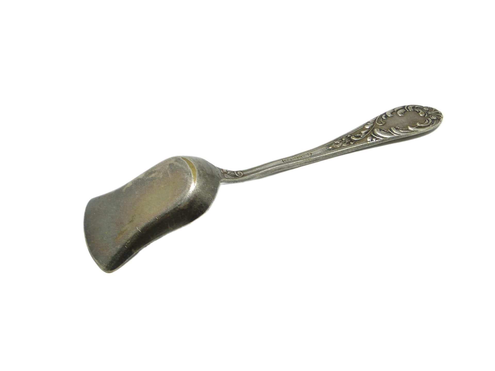 Sugar spoon, Art Nouveau / Art Deco, brass, Poland, 1920s. - 93547