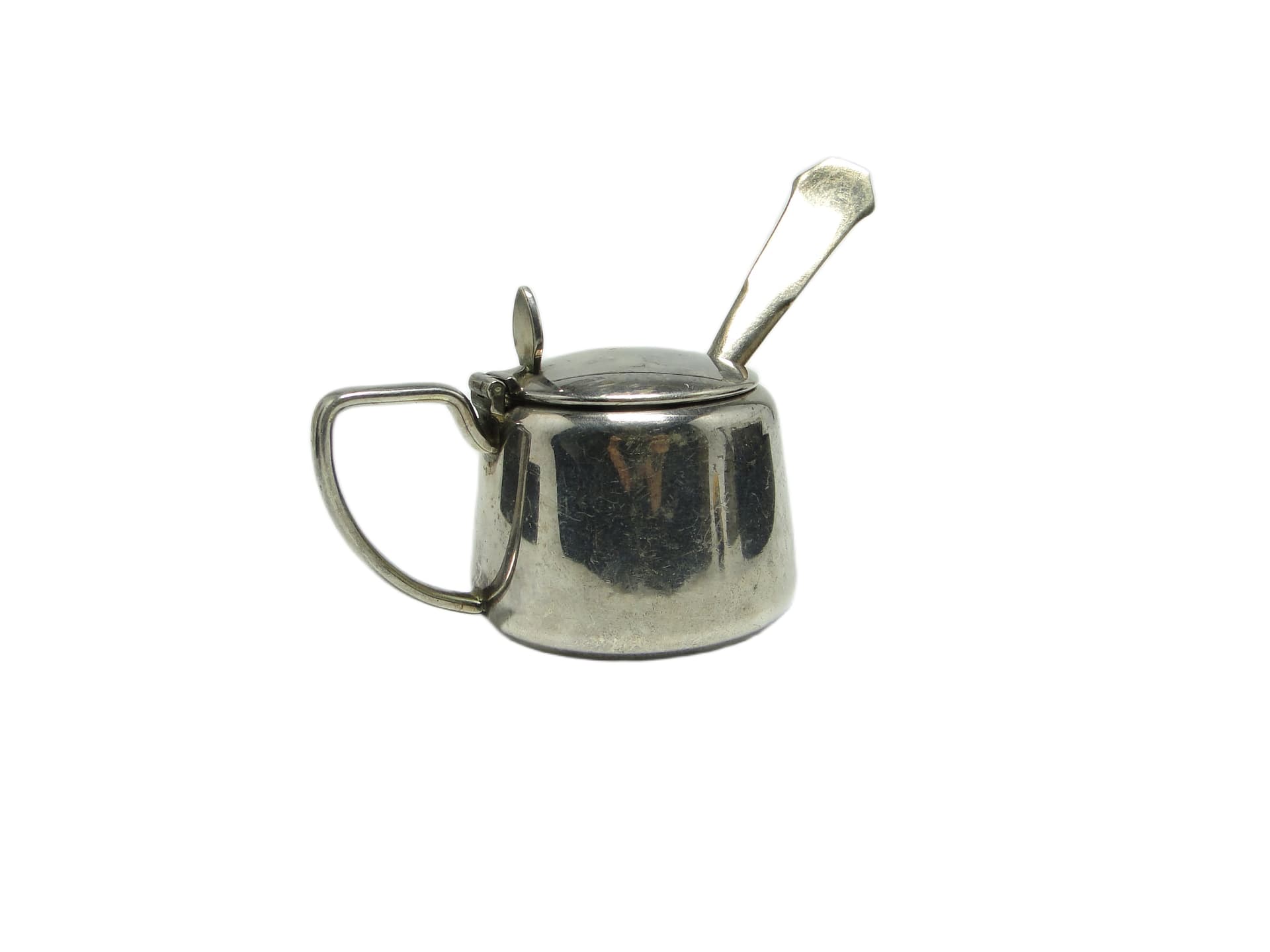 Art Deco salt shaker, silver-plated brass, Sweden, 1930s. - 93786