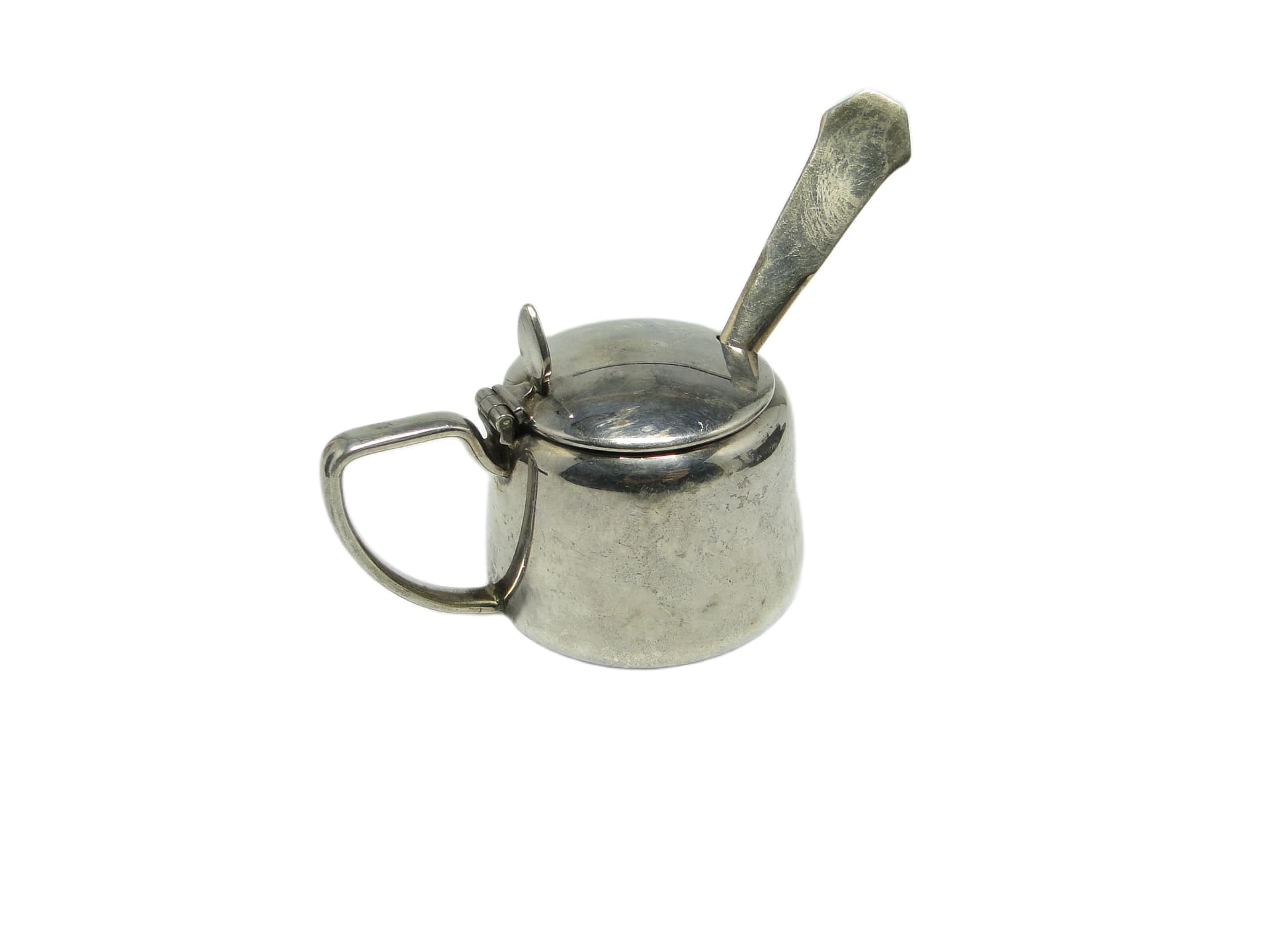 Art Deco salt shaker, silver-plated brass, Sweden, 1930s. - 93783