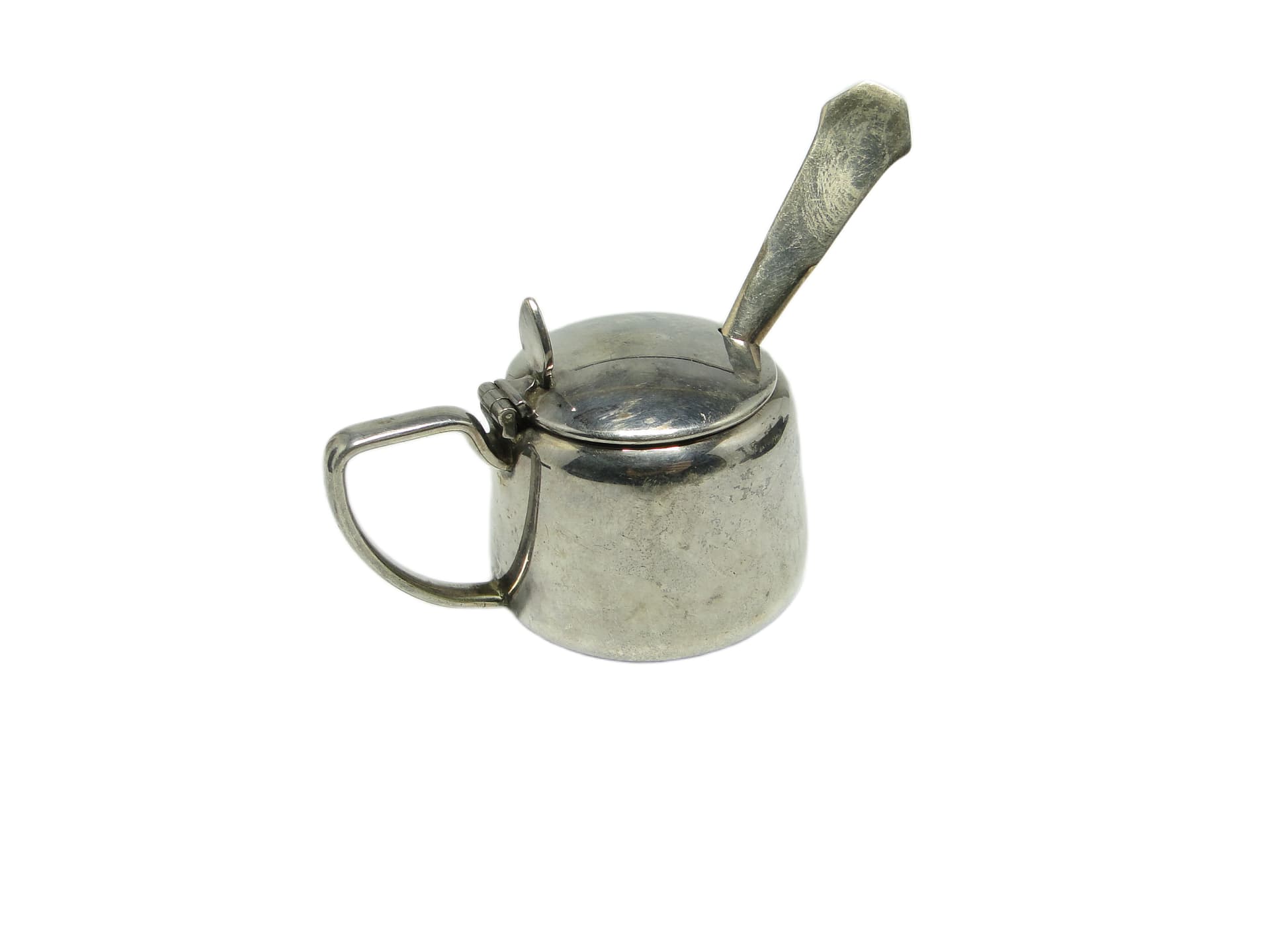 Art Deco salt shaker, silver-plated brass, Sweden, 1930s. - 93788