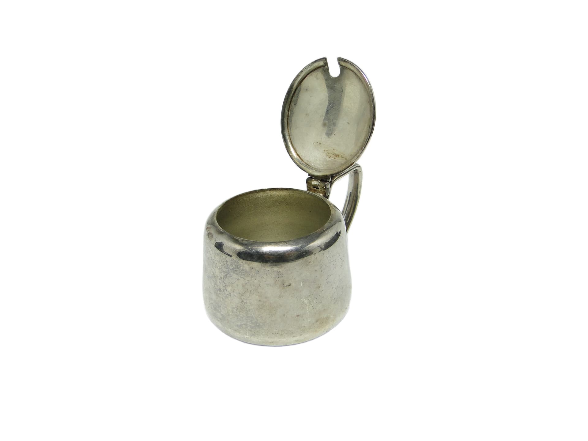 Art Deco salt shaker, silver-plated brass, Sweden, 1930s. - 93770