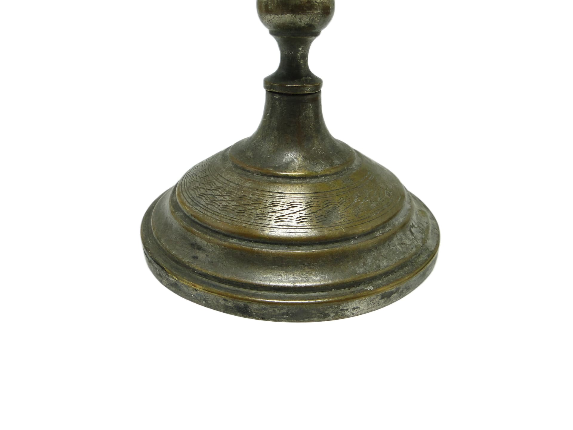 Świecznik Empire, mosiądz srebrzony, Austria, początek XX w. - 93795