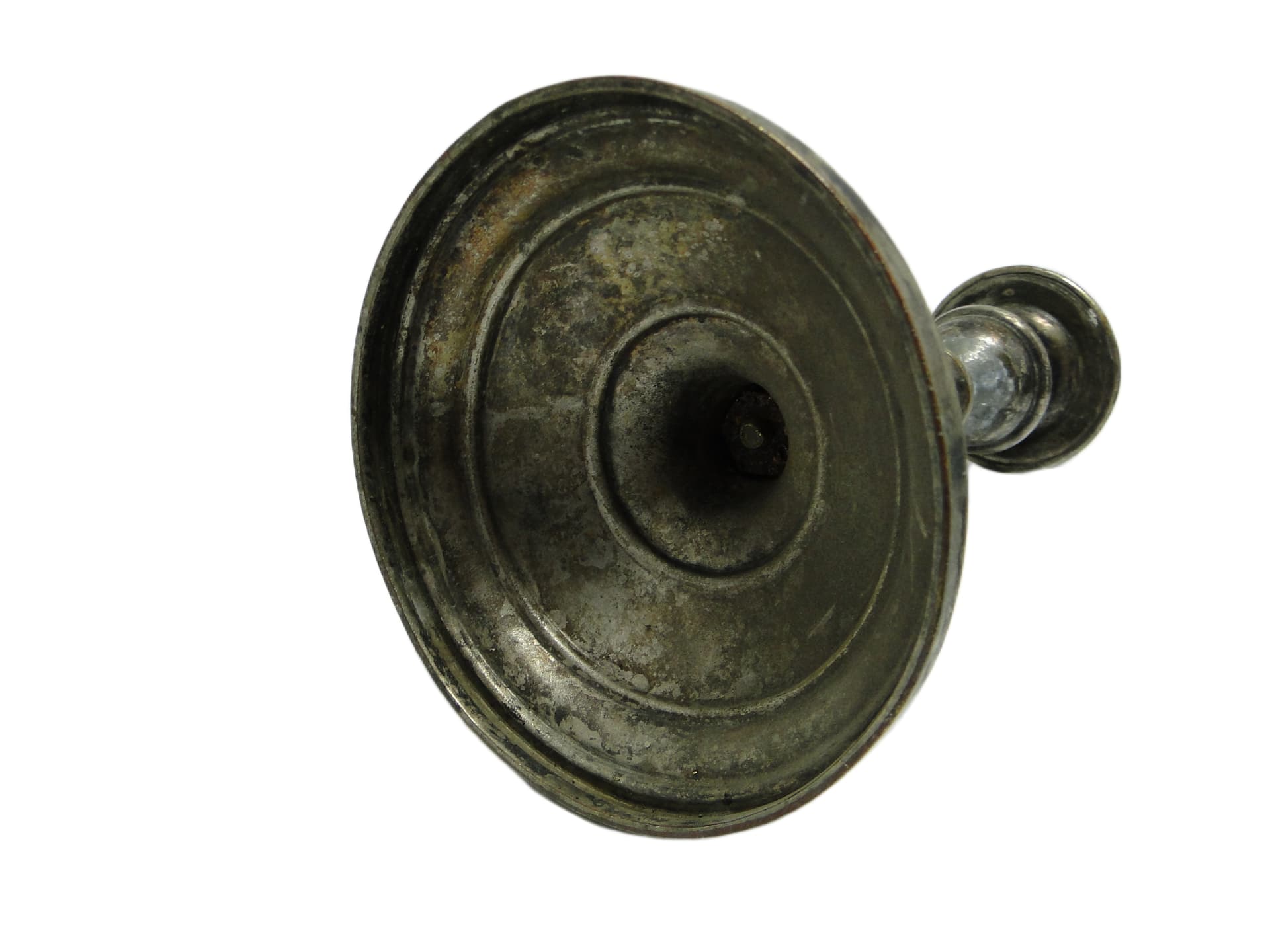 Świecznik Empire, mosiądz srebrzony, Austria, początek XX w. - 93804