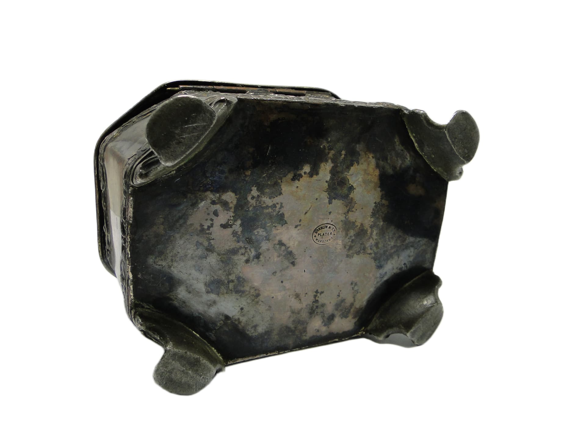 Neo-Baroque casket, silver-plated copper, Poland, 19th c. - 93824