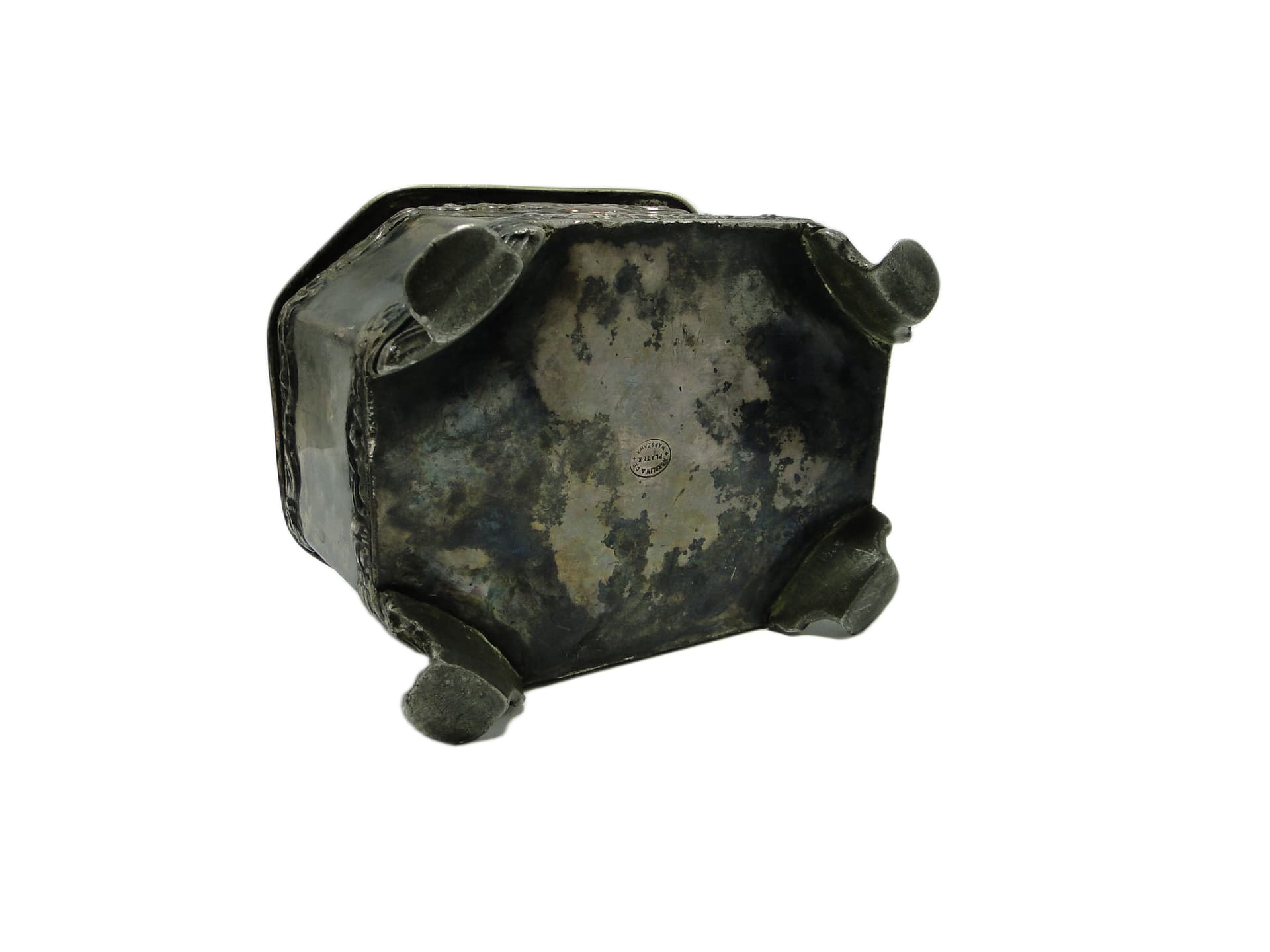 Neo-Baroque casket, silver-plated copper, Poland, 19th c. - 93822