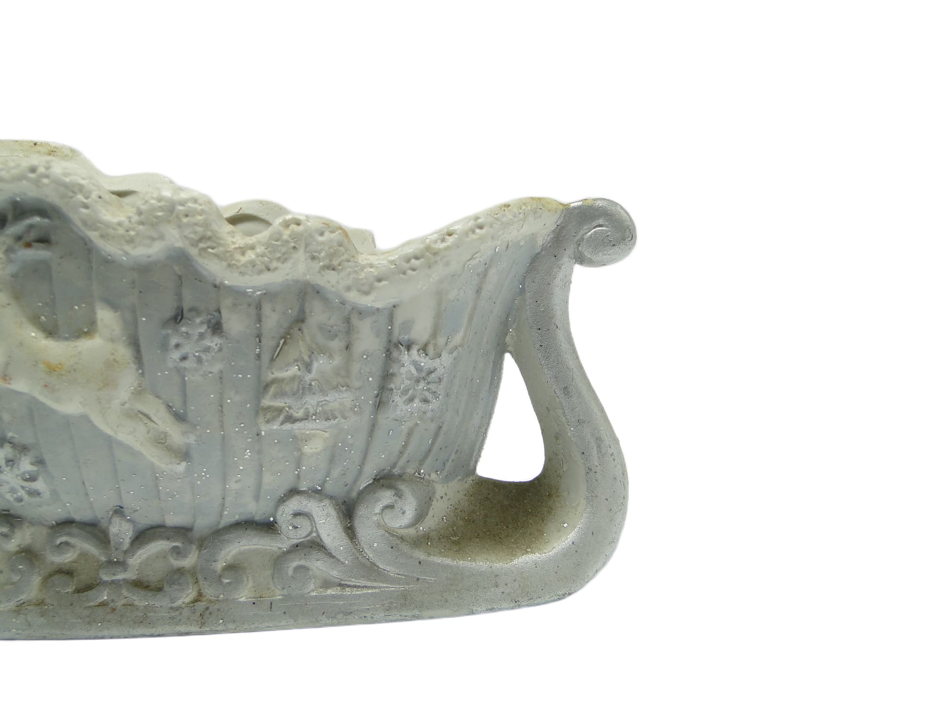 Sleigh-shaped planter, ceramics, Poland, 1990s. - 94484