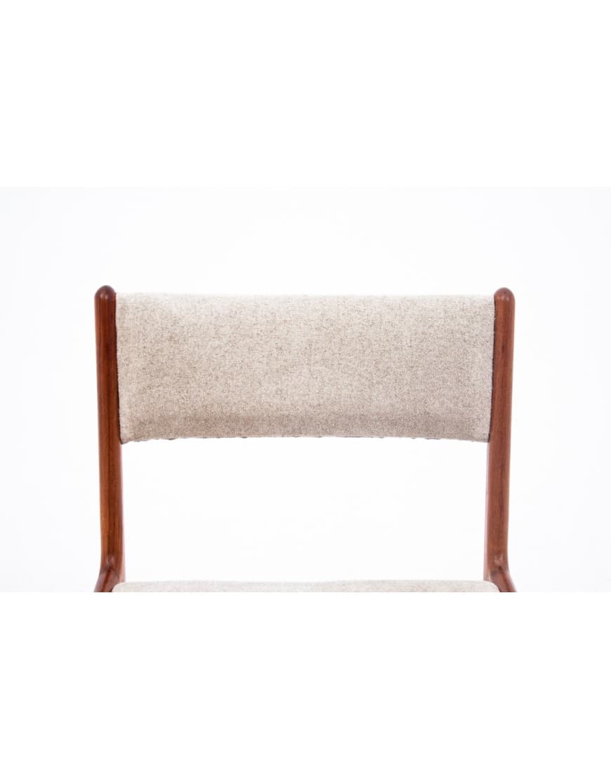 Brązowe krzesła, duński design, Dania, lata 60. - 58076