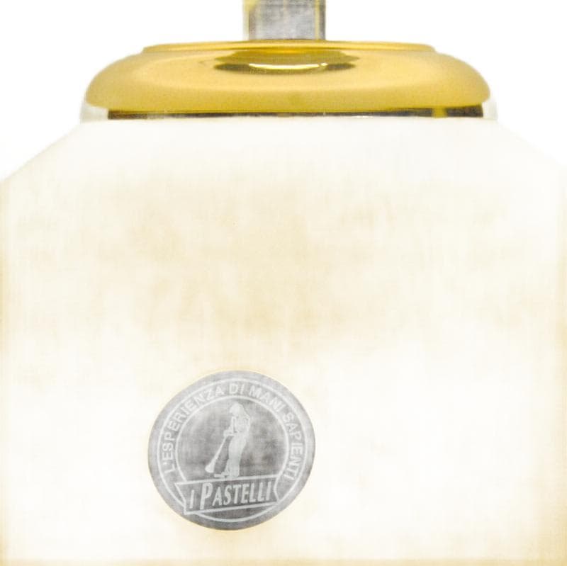 Żółta lampa stołowa z opalinowego szkła, Włochy, lata 80. - 7025