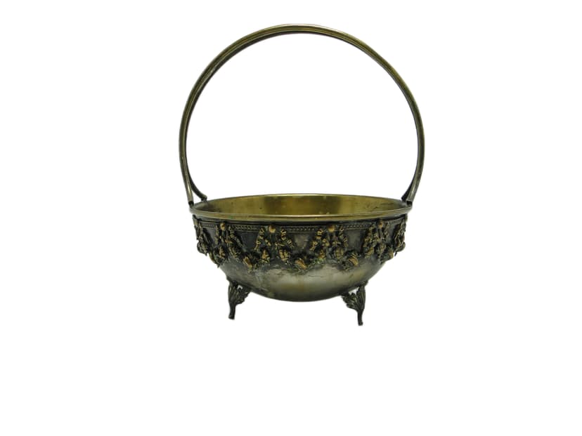 Baroque Decorative Bowl, brass, Germany, 1930s.