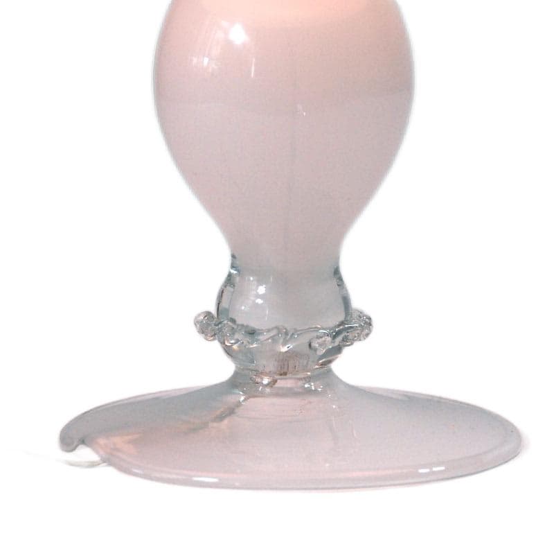 Mleczna lampa stołowa ze szkła weneckiego, Włochy, lata 50. - 7018