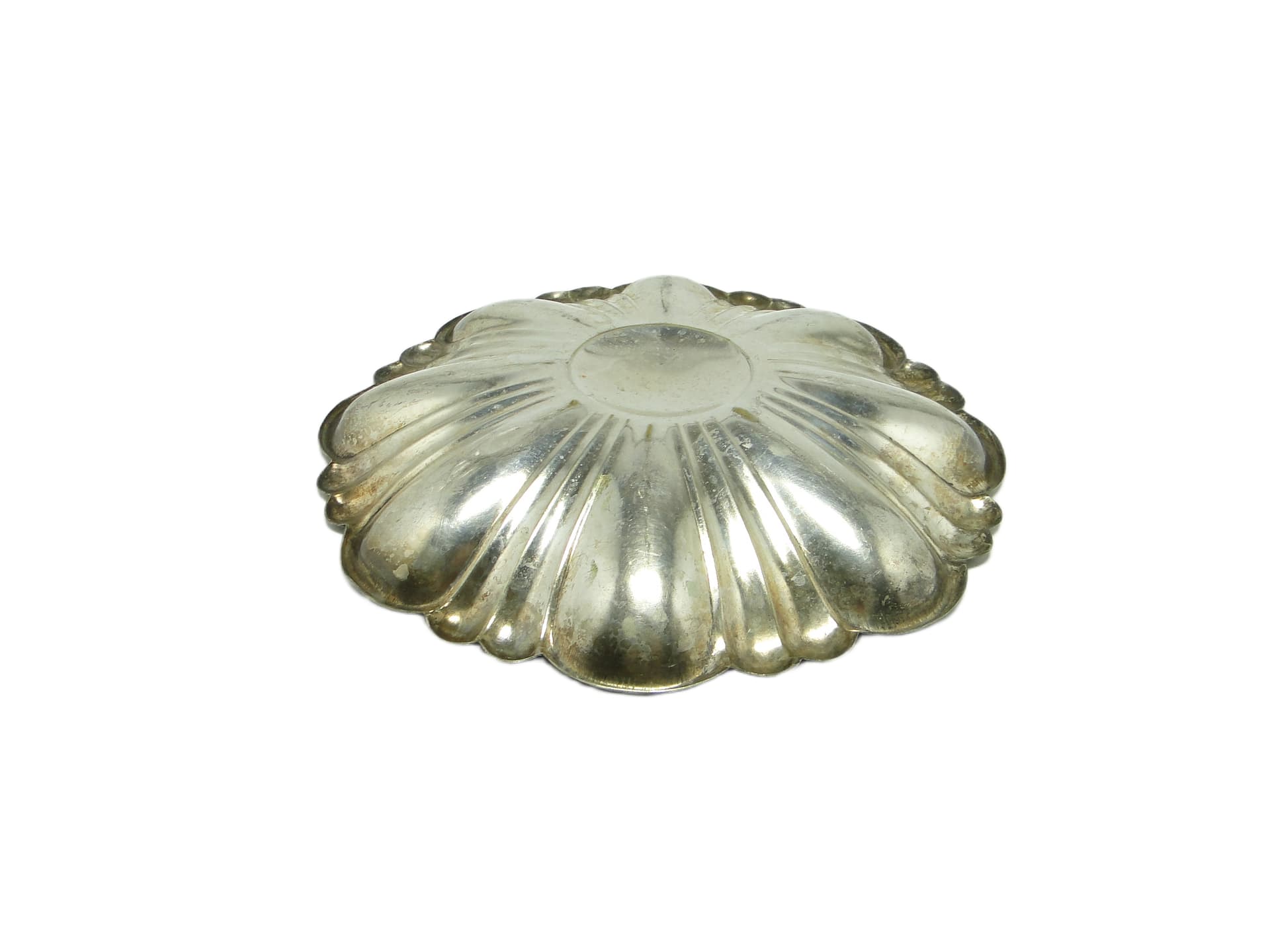 Art Nouveau centerpiece, silver-plated brass, Poland, 1970s. - 94649