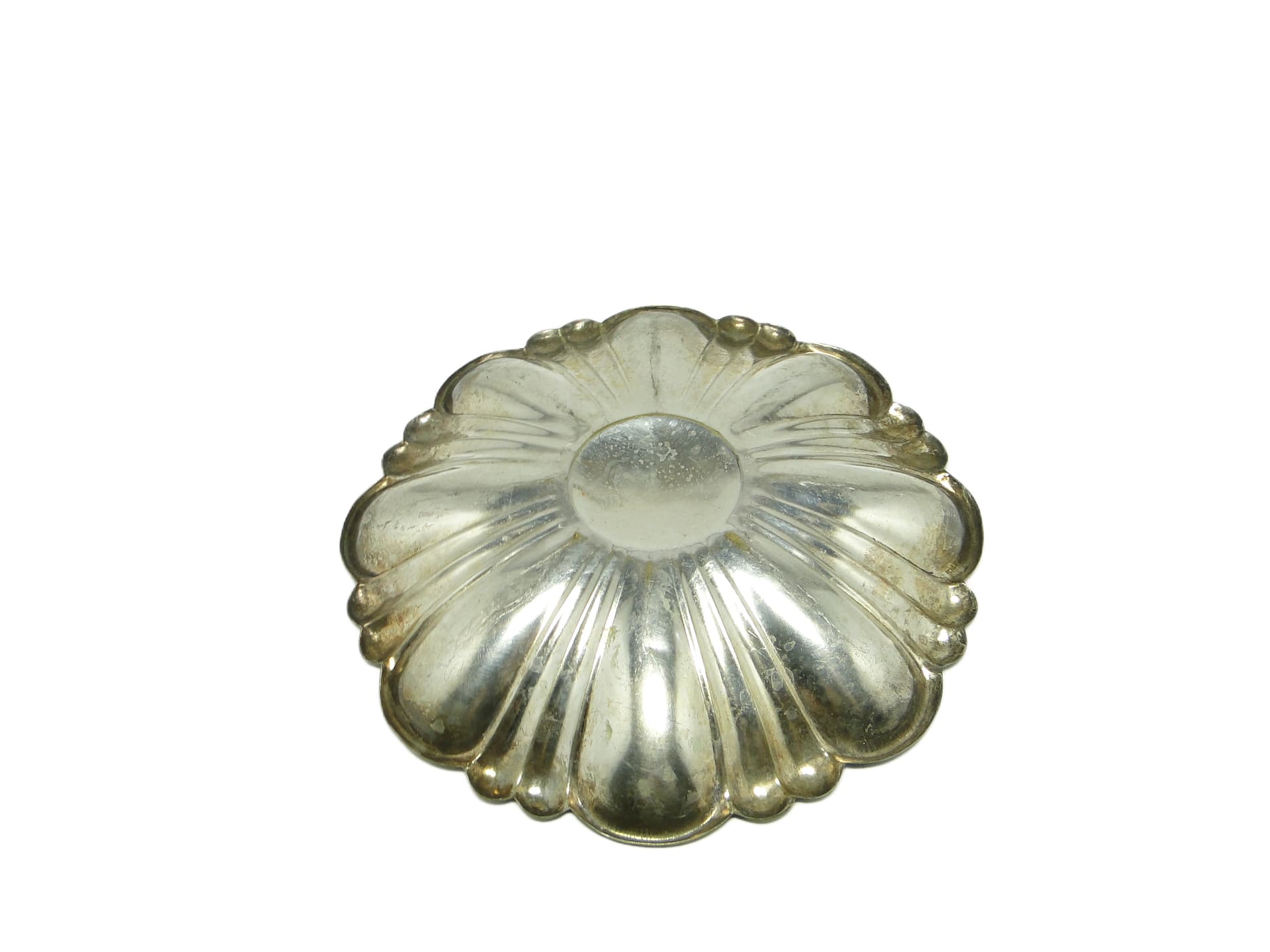 Art Nouveau centerpiece, silver-plated brass, Poland, 1970s. - 94651